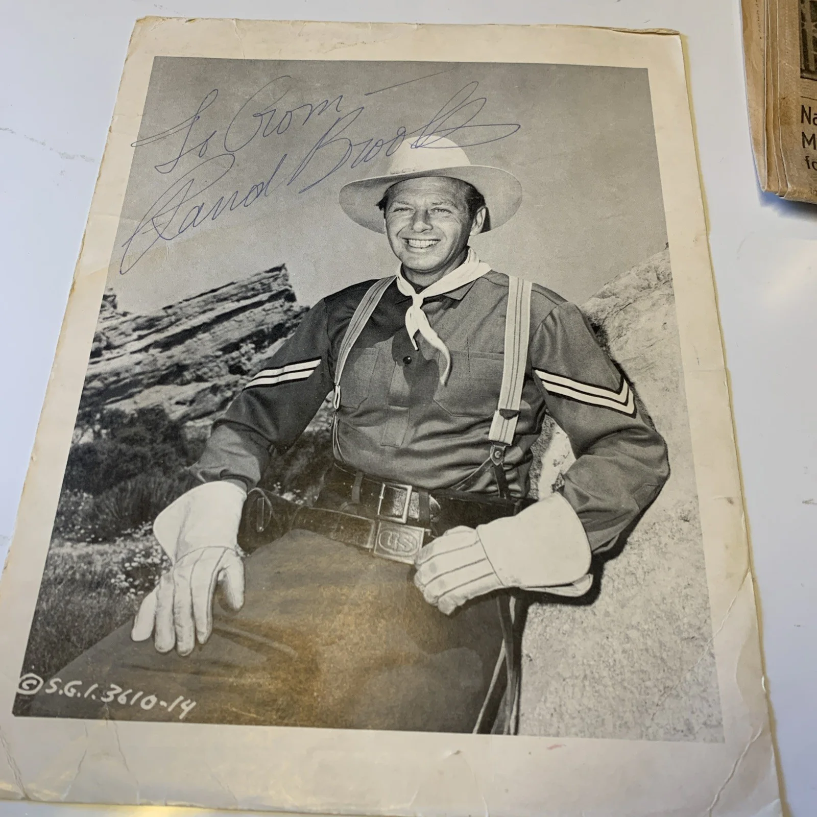 Signed Photo Of Rand Brooks, image 3