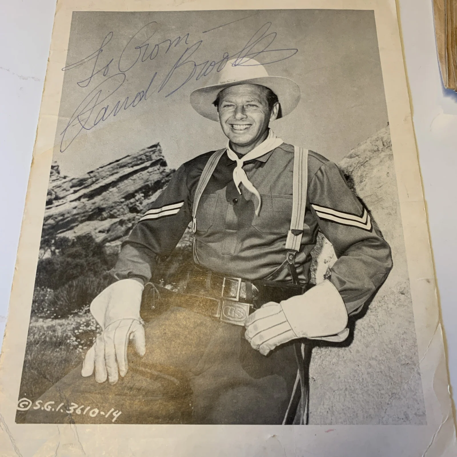 Signed Photo Of Rand Brooks, image 4