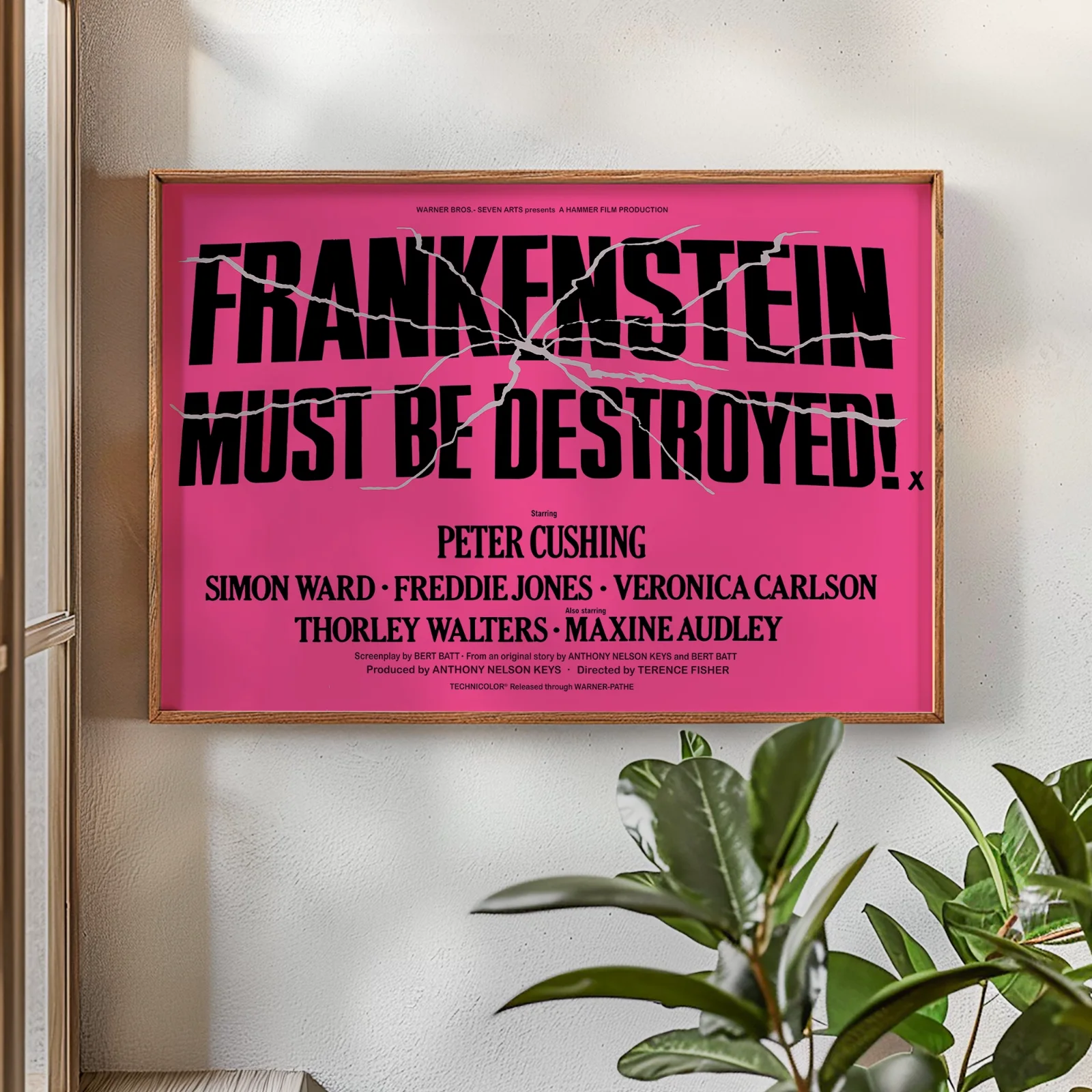 Frankenstein Must Be Destroyed - 1969 Hammer Restored 30" x 40" UK Quad Poster, image 2