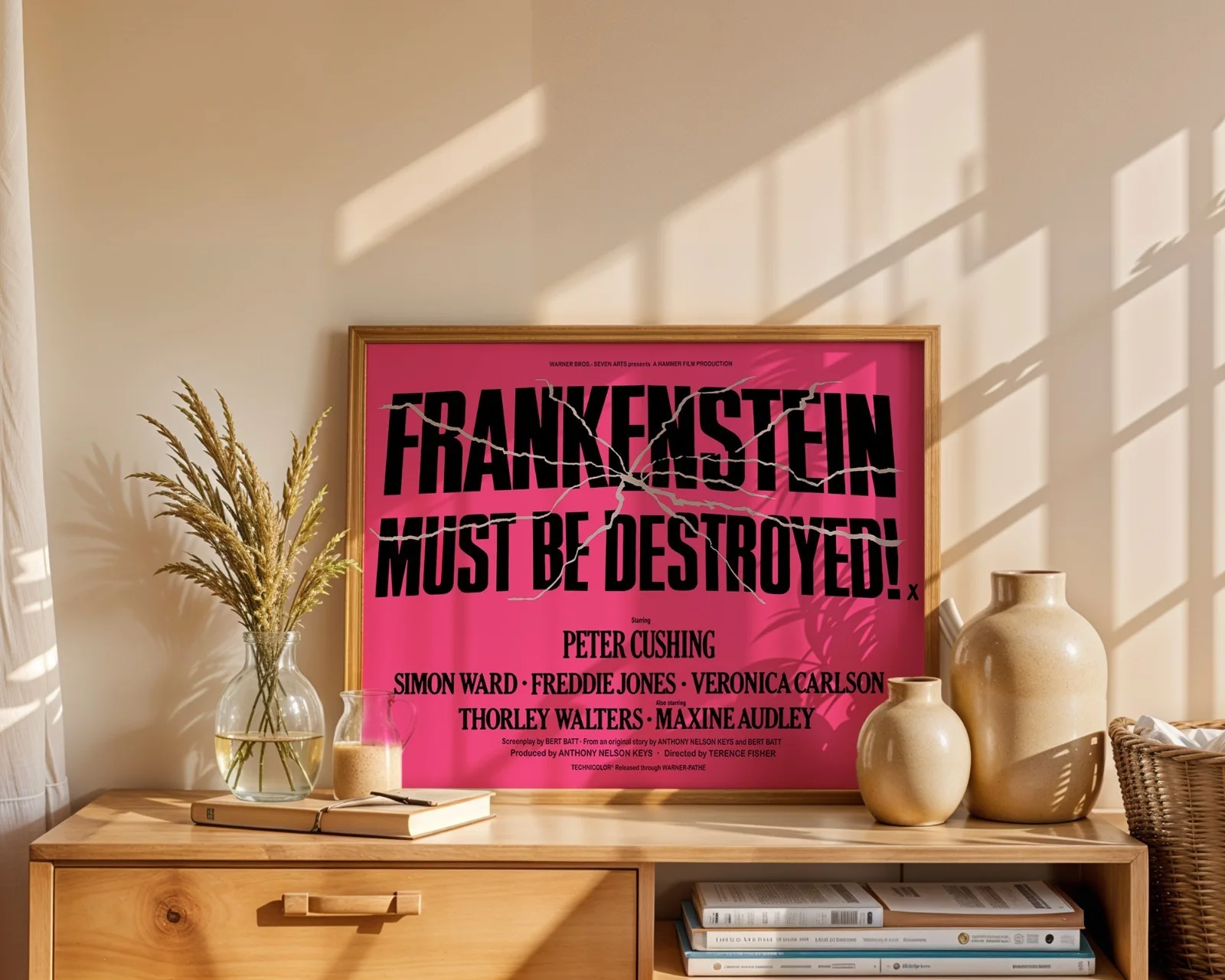 Frankenstein Must Be Destroyed - 1969 Hammer Restored 30" x 40" UK Quad Poster, image 4