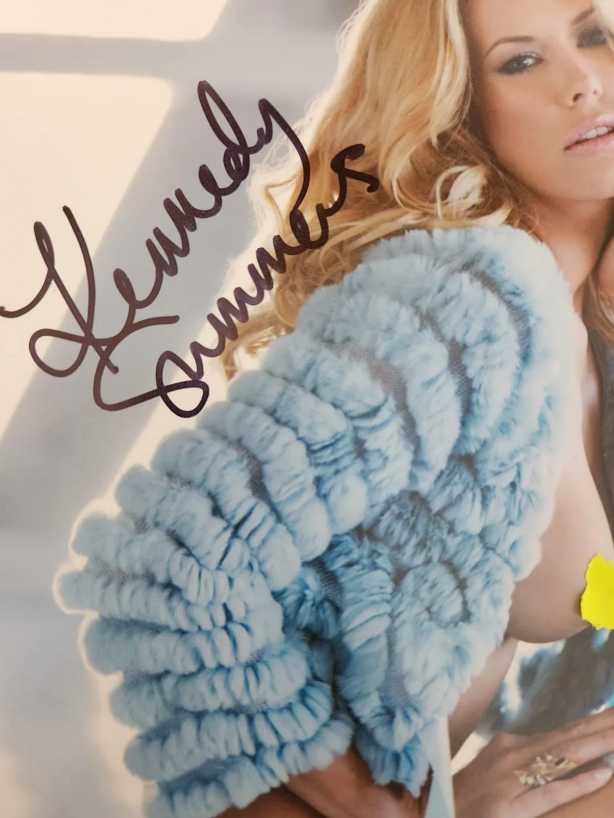 Kennedy Summers Signed Autographed 8x10" Photograph AW COA Playboy Model, изображение 2