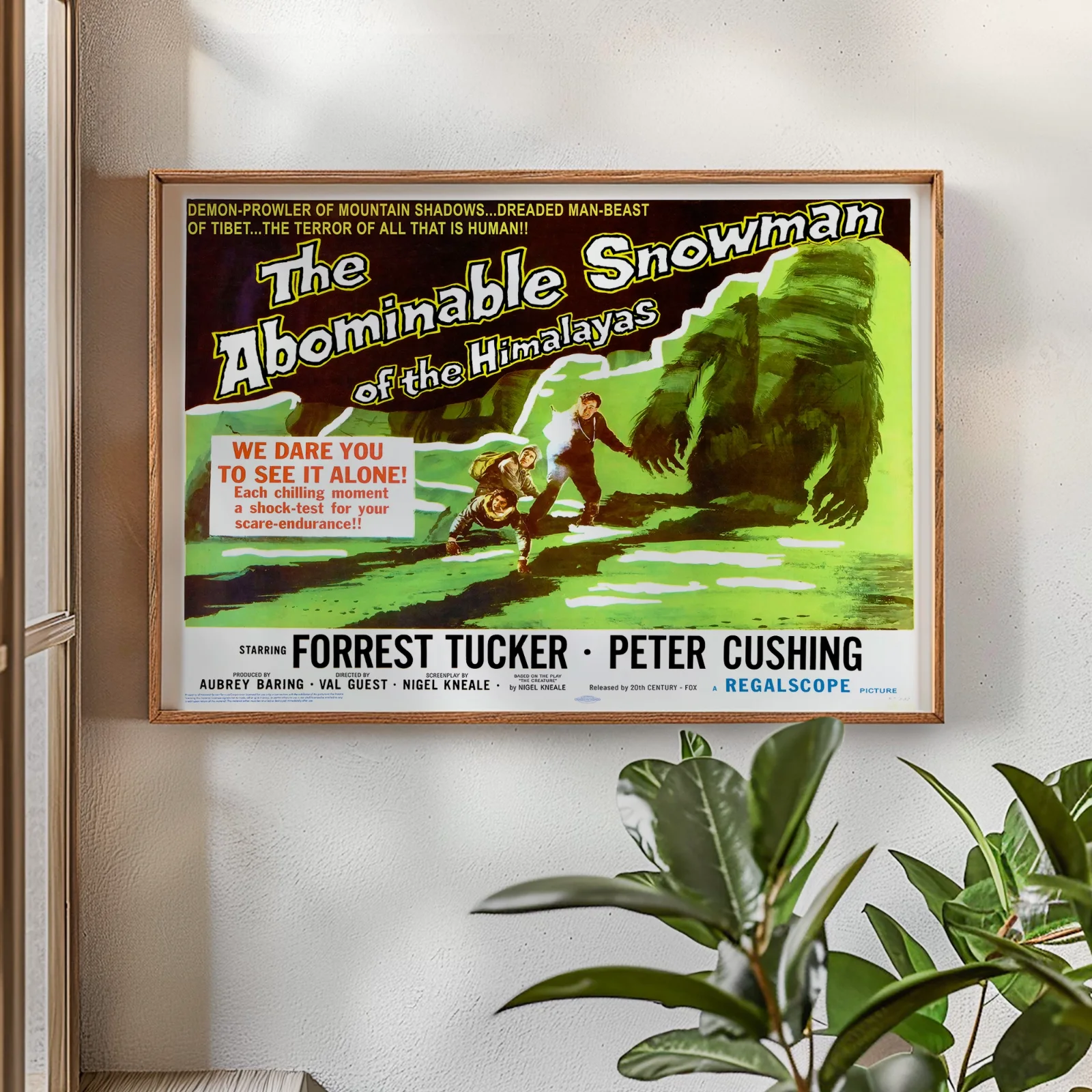 The Abominable Snowman - 1957 Horror/Sci-Fi Restored 30" x 40" UK Quad Poster, image 2