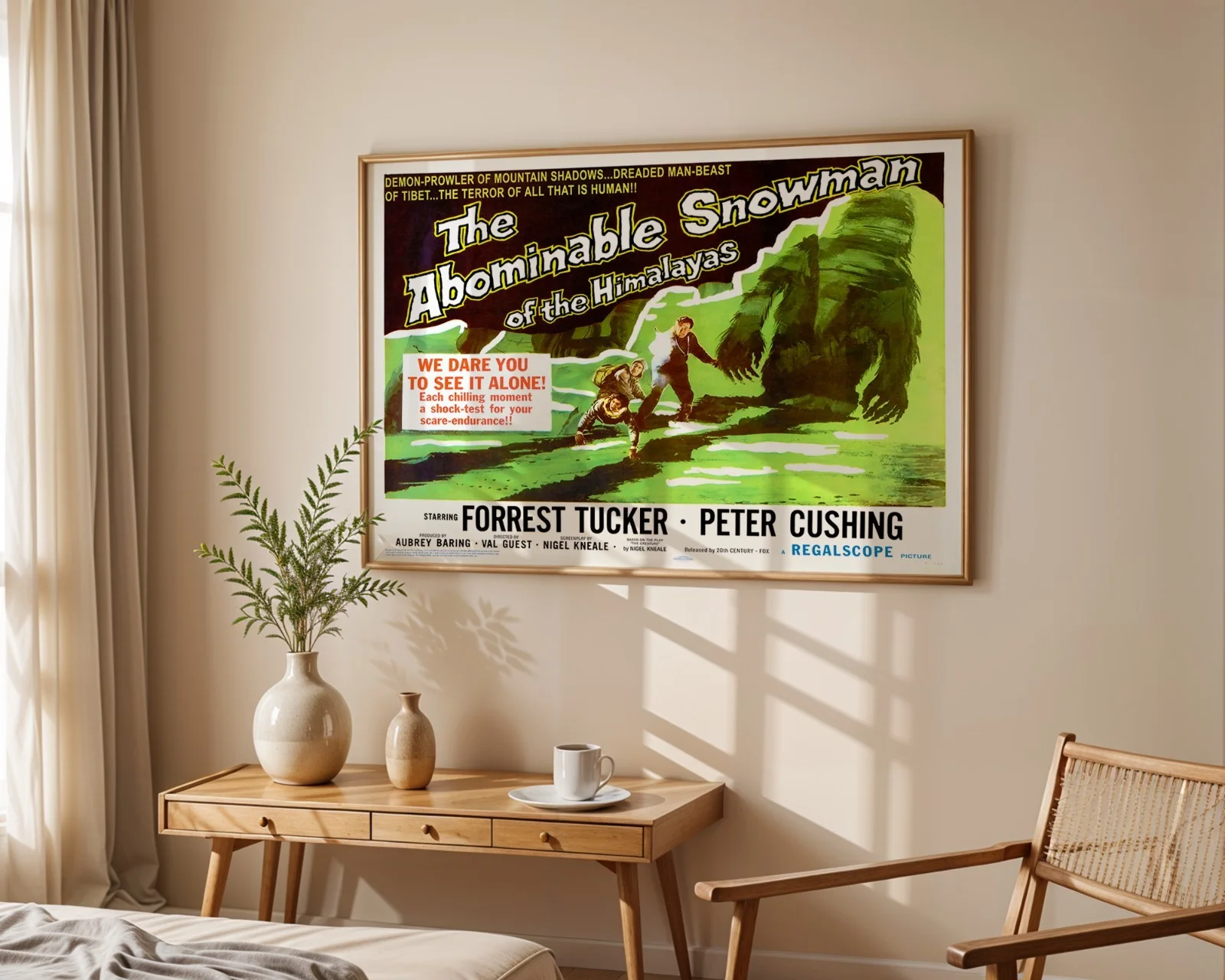 The Abominable Snowman - 1957 Horror/Sci-Fi Restored 30" x 40" UK Quad Poster, image 3