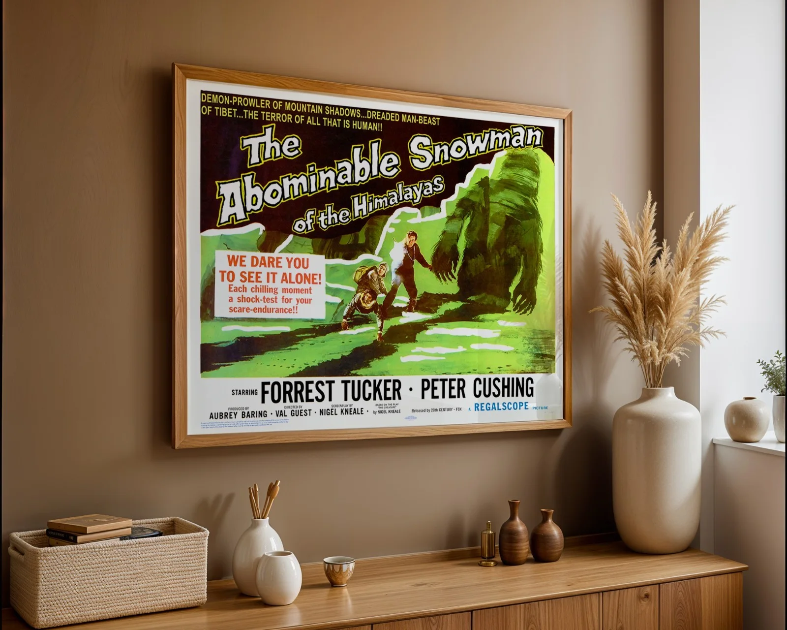 The Abominable Snowman - 1957 Horror/Sci-Fi Restored 30" x 40" UK Quad Poster, image 4