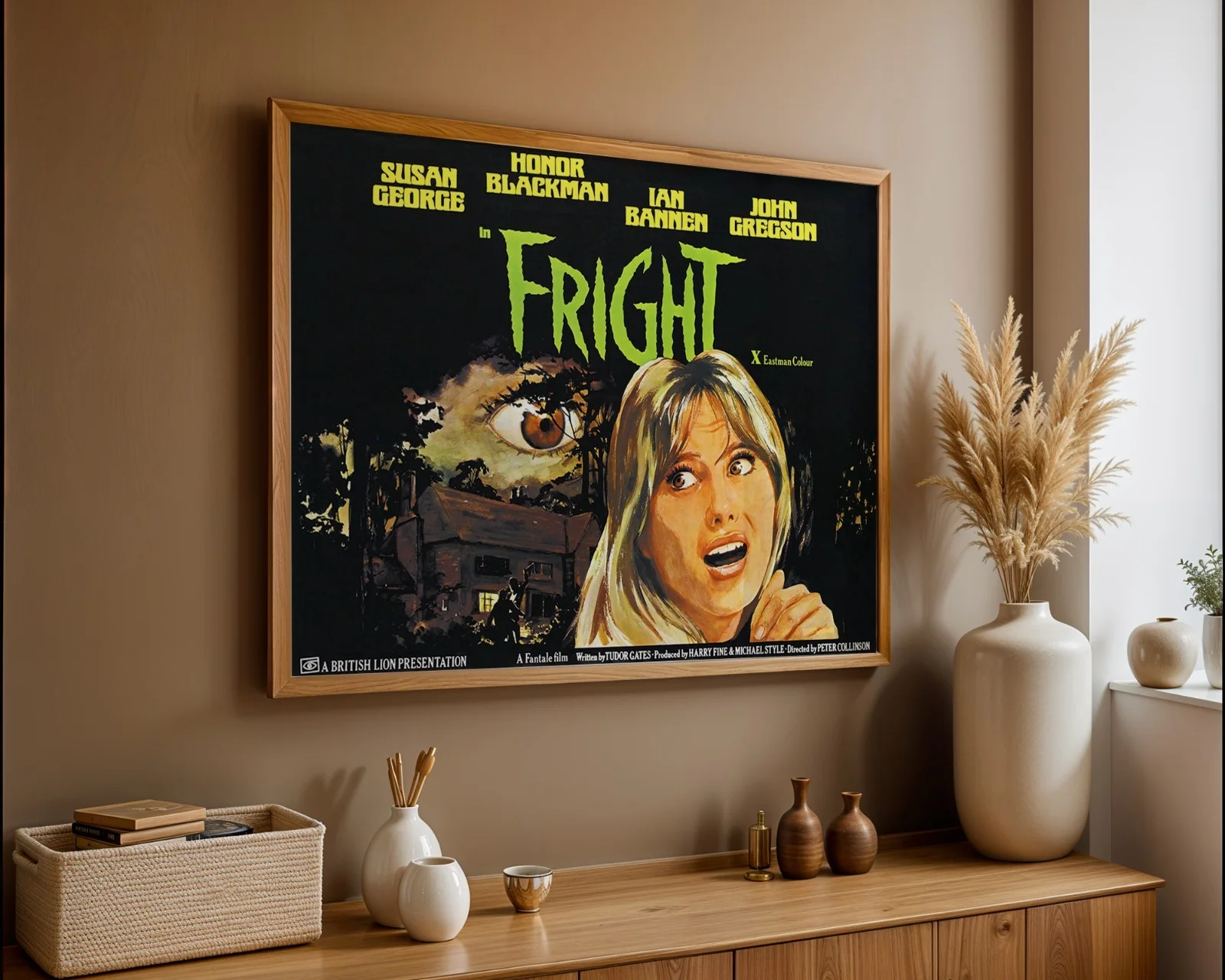 Fright - 1971 Horror / Crime Film Restored 30" x 40" UK Quad Poster, изображение 4