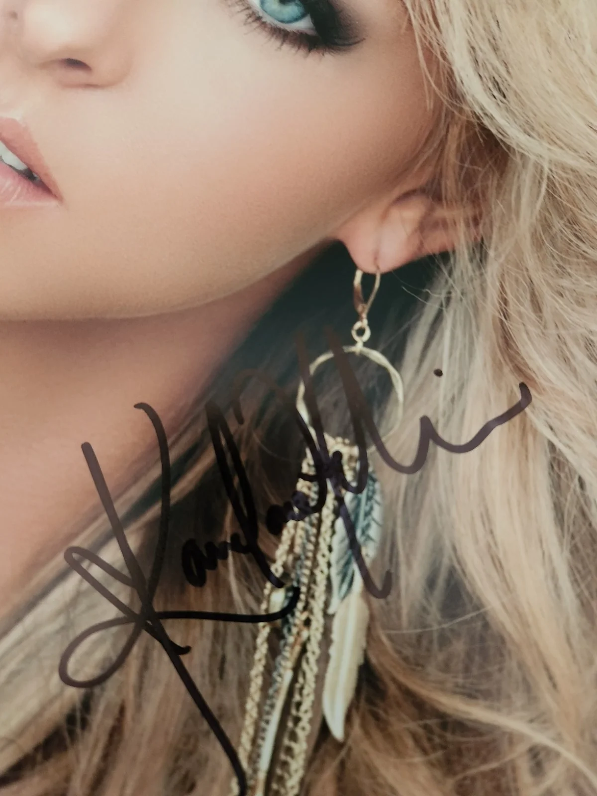 Kandace Harbin Signed Autographed 8x10" Photograph AW COA Model Sexy Portrait, image 2