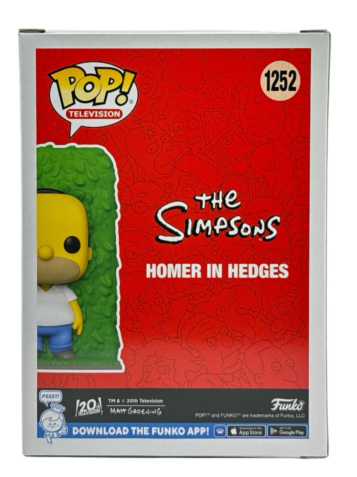 David Silverman — David Silverman Signed & Sketch The Simpsons Homer in Hedge Funko Pop Beckett, image 2