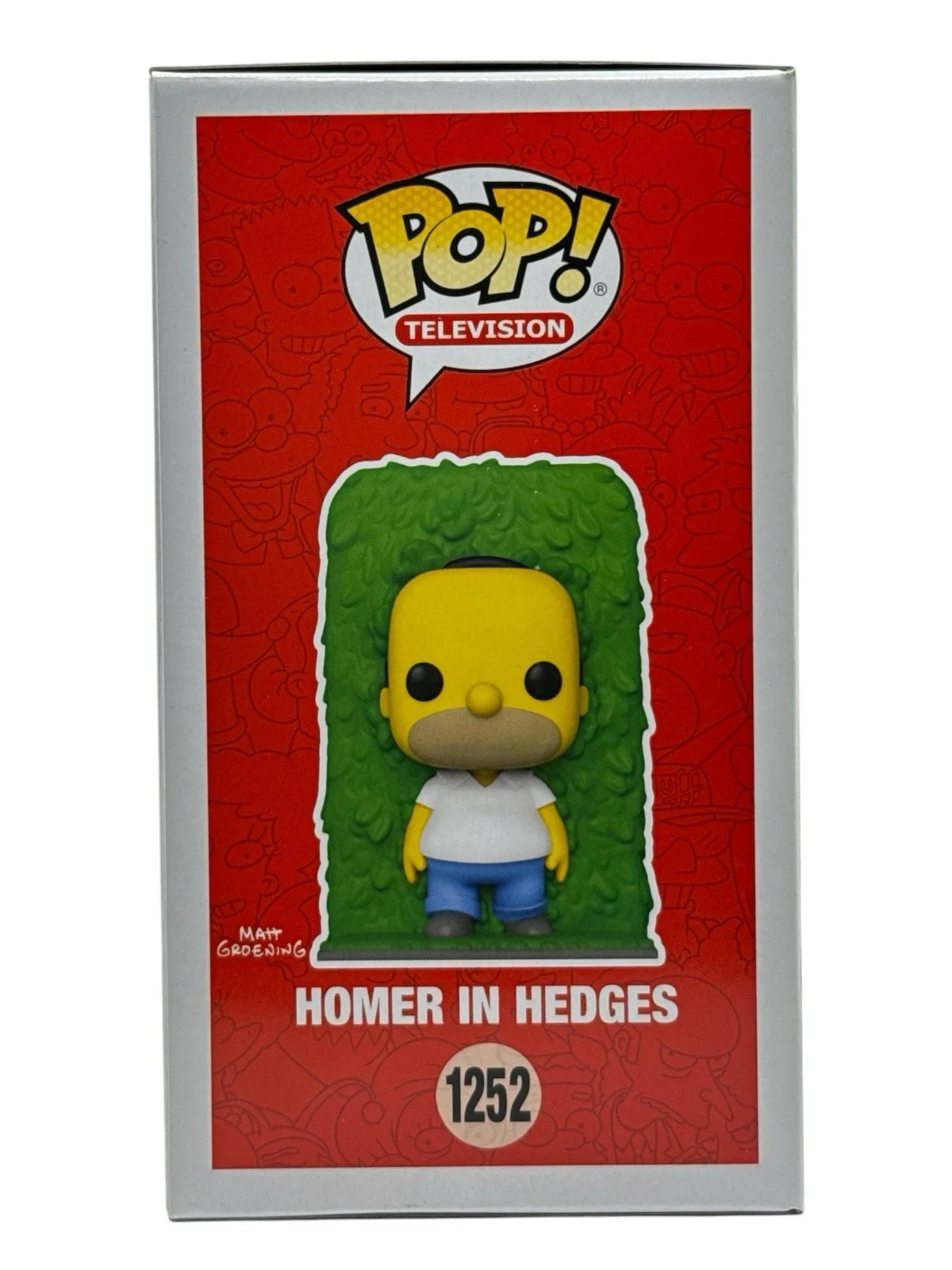 David Silverman — David Silverman Signed & Sketch The Simpsons Homer in Hedge Funko Pop Beckett, image 3