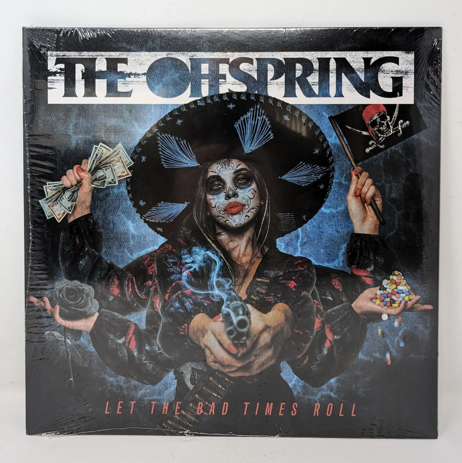 The Offspring BAND SIGNED Insert Let The Bad Times Roll Vinyl Record Autographed, изображение 3