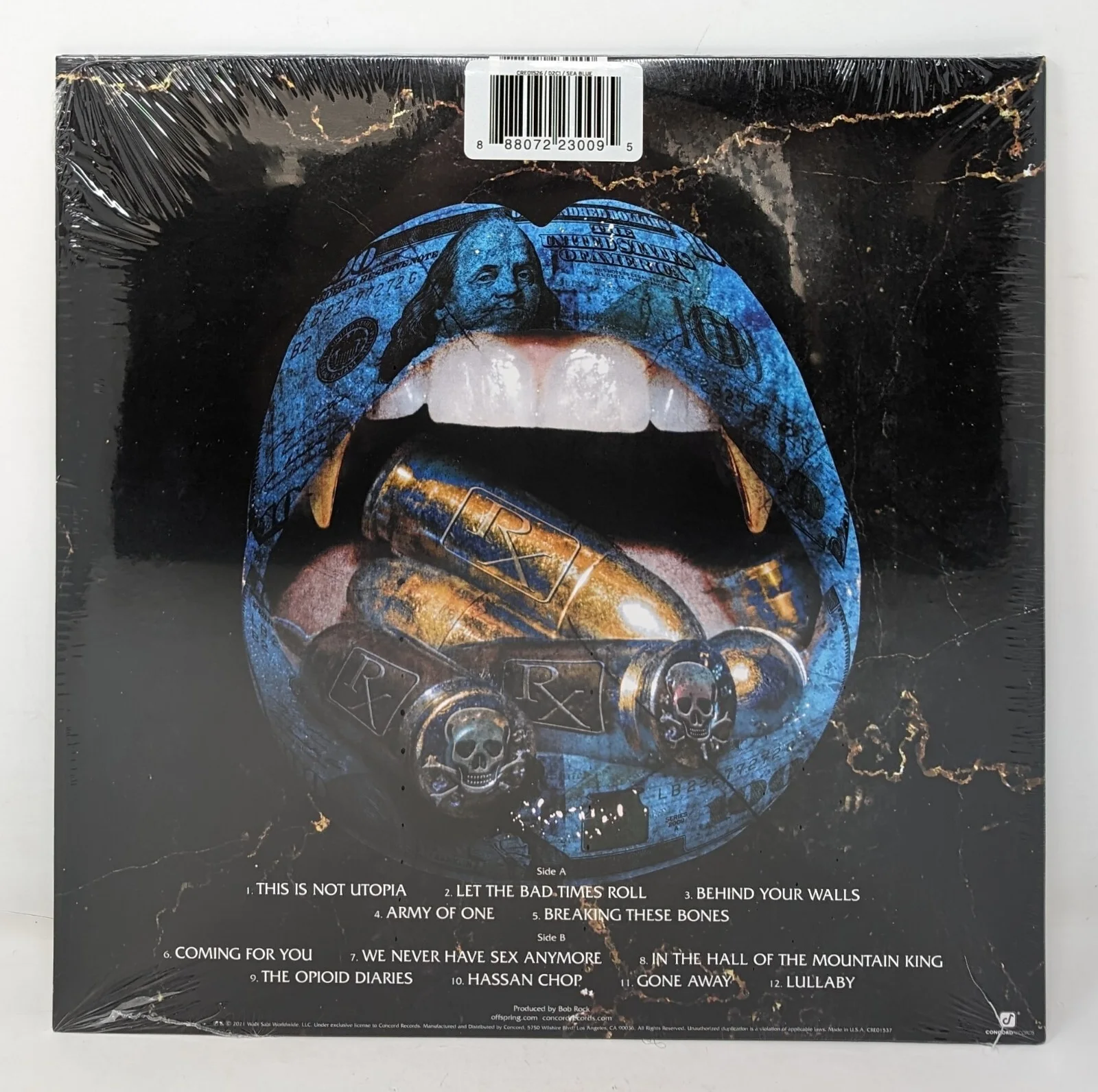 The Offspring BAND SIGNED Insert Let The Bad Times Roll Vinyl Record Autographed, изображение 4
