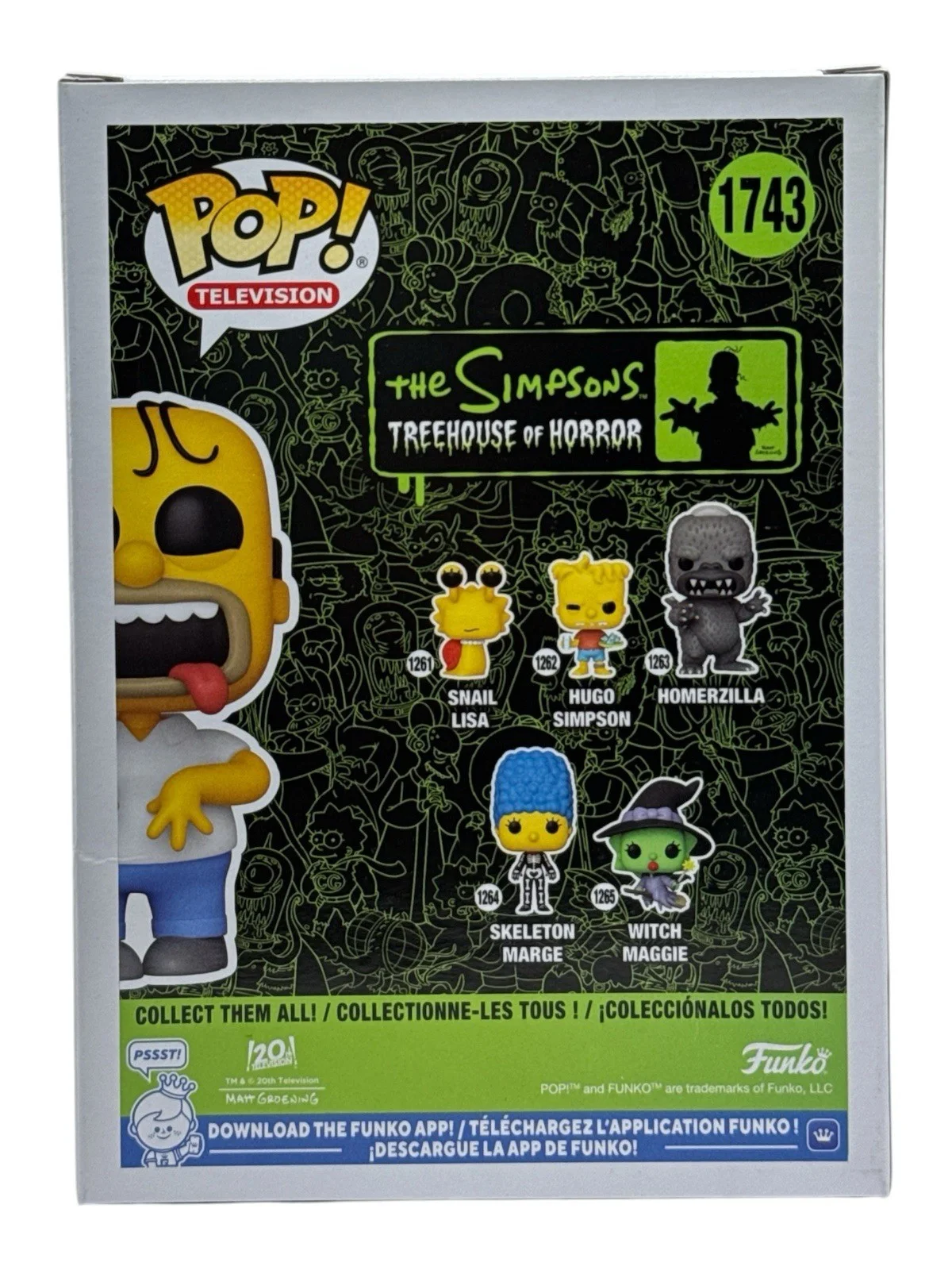 David Silverman — David Silverman Signed & Sketch Threehouse of Horror Crazy Homer Funko Pop BAS, изображение 2