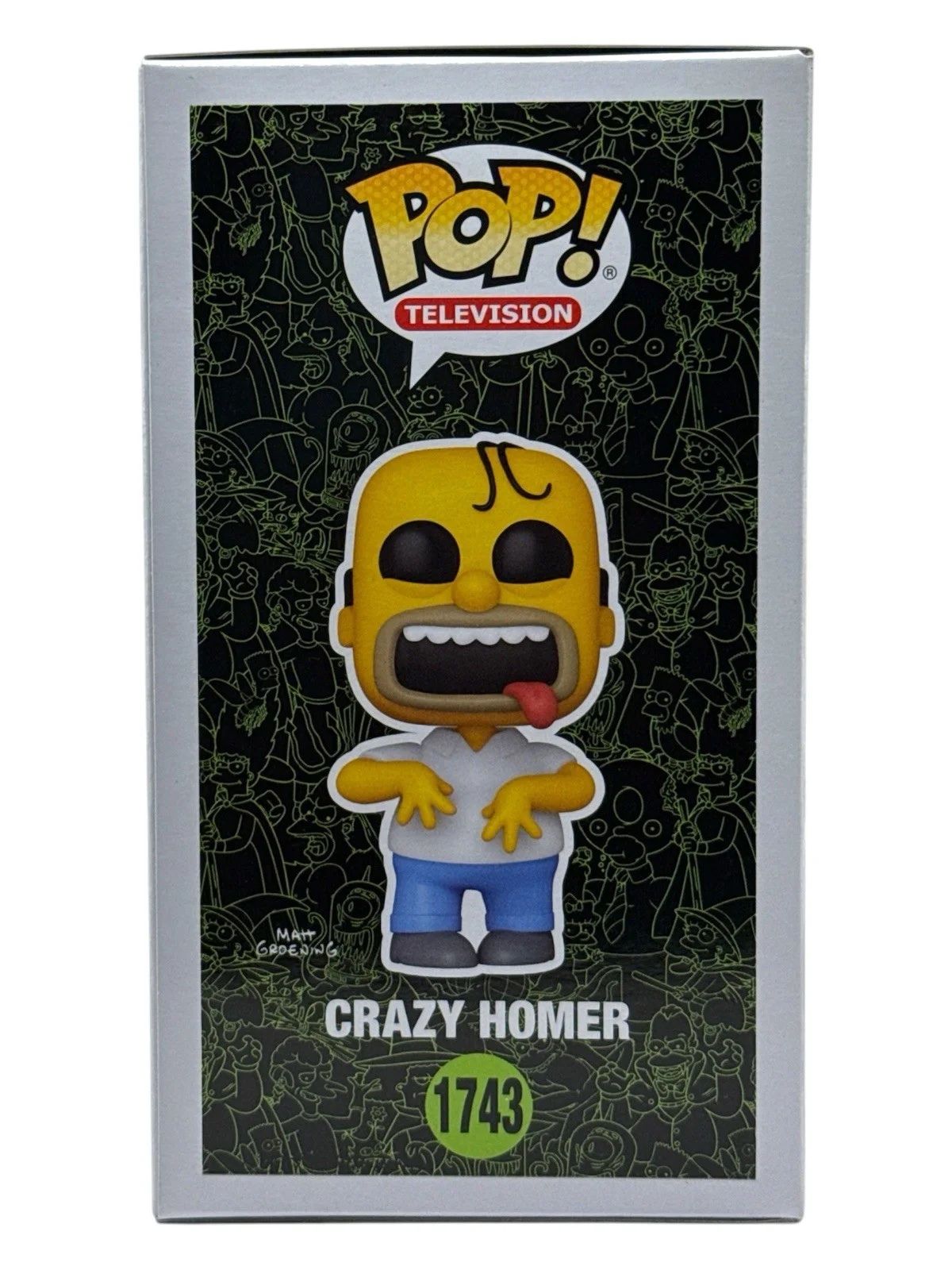 David Silverman — David Silverman Signed & Sketch Threehouse of Horror Crazy Homer Funko Pop BAS, изображение 3