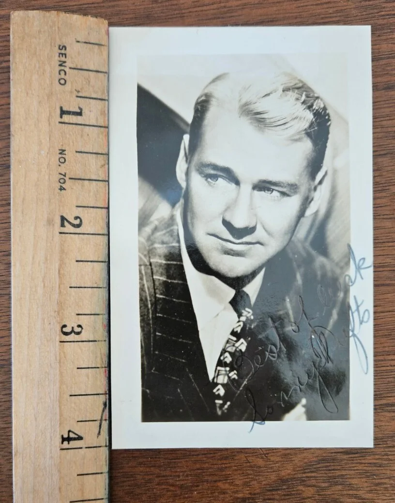 Sonny Tufts — 1945 Sonny Tufts Movie Star Photo Autographed 4 x 2.5, inscribed, sent to my Mom, изображение 5
