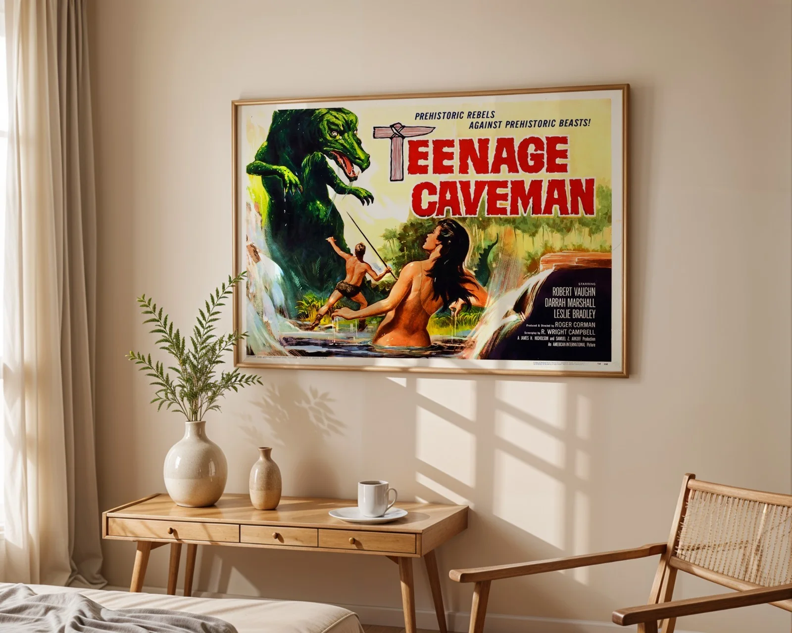 Teenage Caveman - 1958 Sci-Fi B-movie Restored 30" x 40" UK Quad Poster, изображение 4