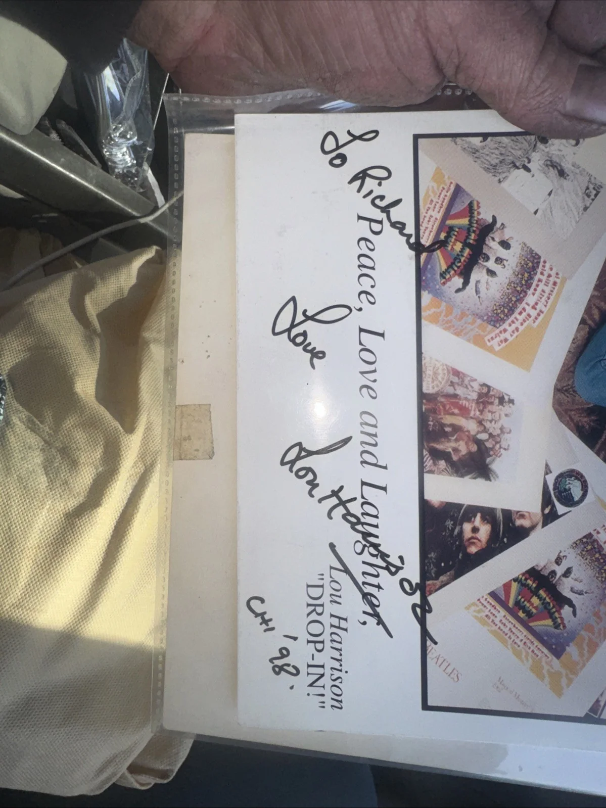 Autographed Lou Harrison Photo, image 2