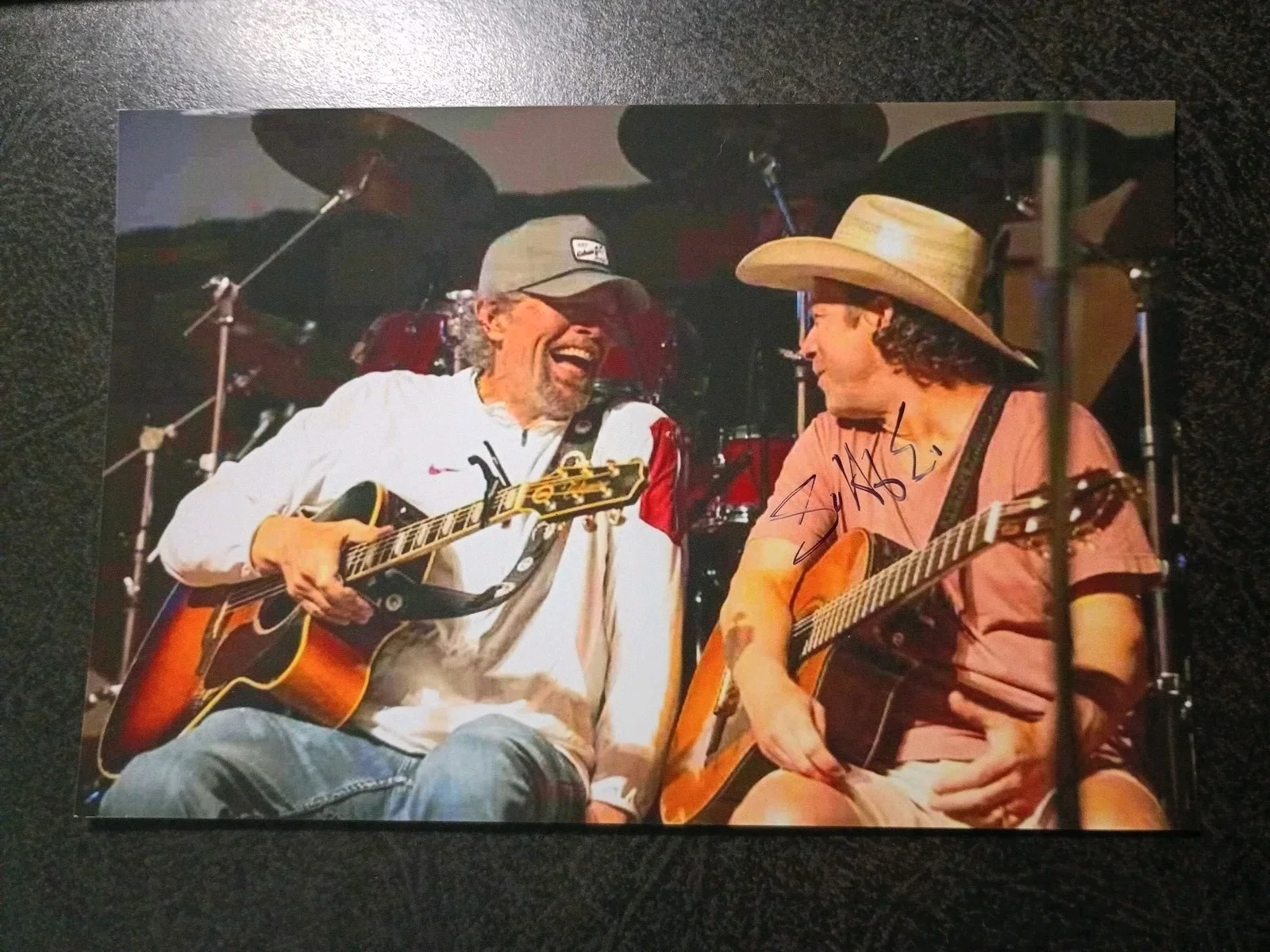 SCOTTY EMERICK 2 Hand Signed Photo S - SONGWRITTER 4 TOBY KEITH -I LOVE THIS BAR, image 2