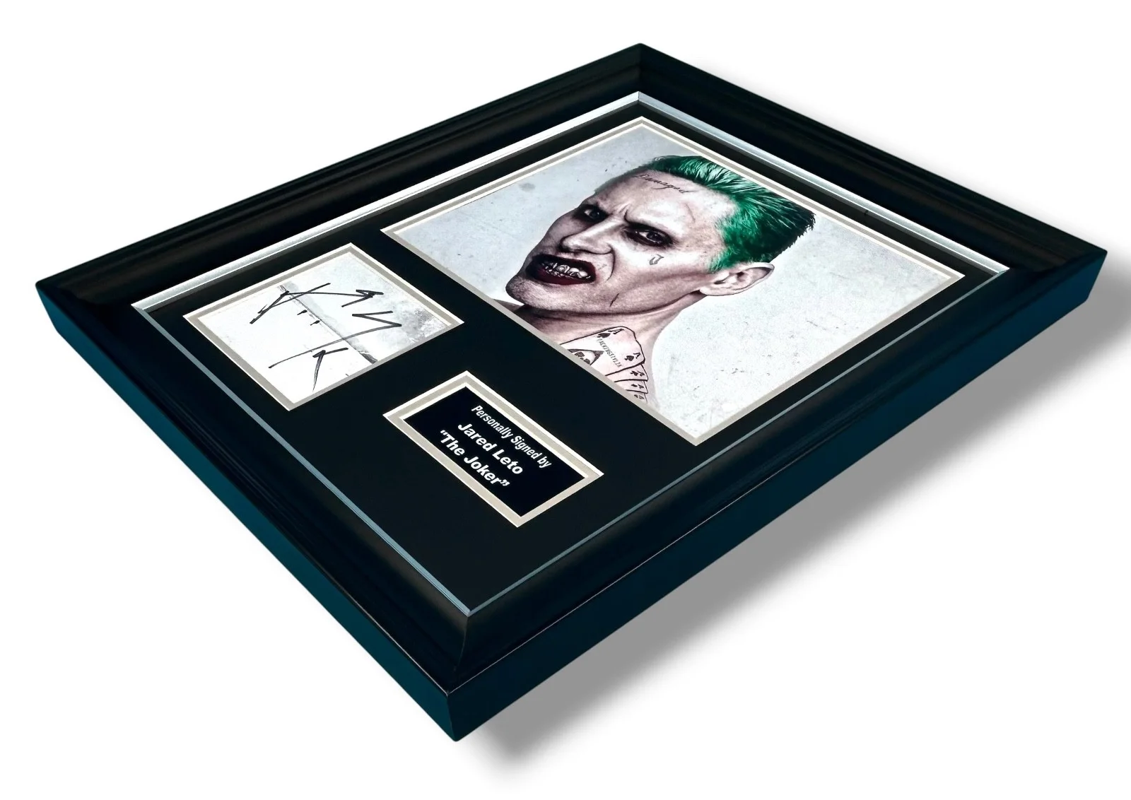 Jared Leto SIGNED The Joker Photo in Handmade Display Autographed Suicide Squad, изображение 3