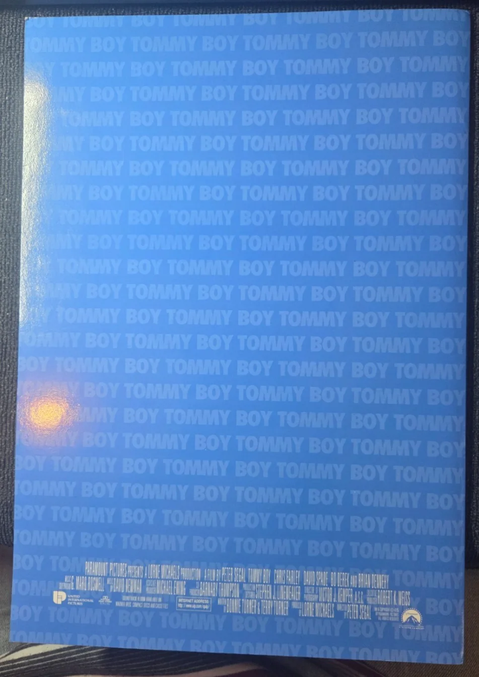 Tommy Boy, Synopsis Cover, Production Notes & 4 Press Photo's . Lot6, изображение 3