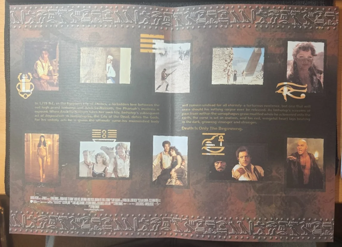 The Mummy, Synopsis Cover & Production Notes. Lot7, image 2