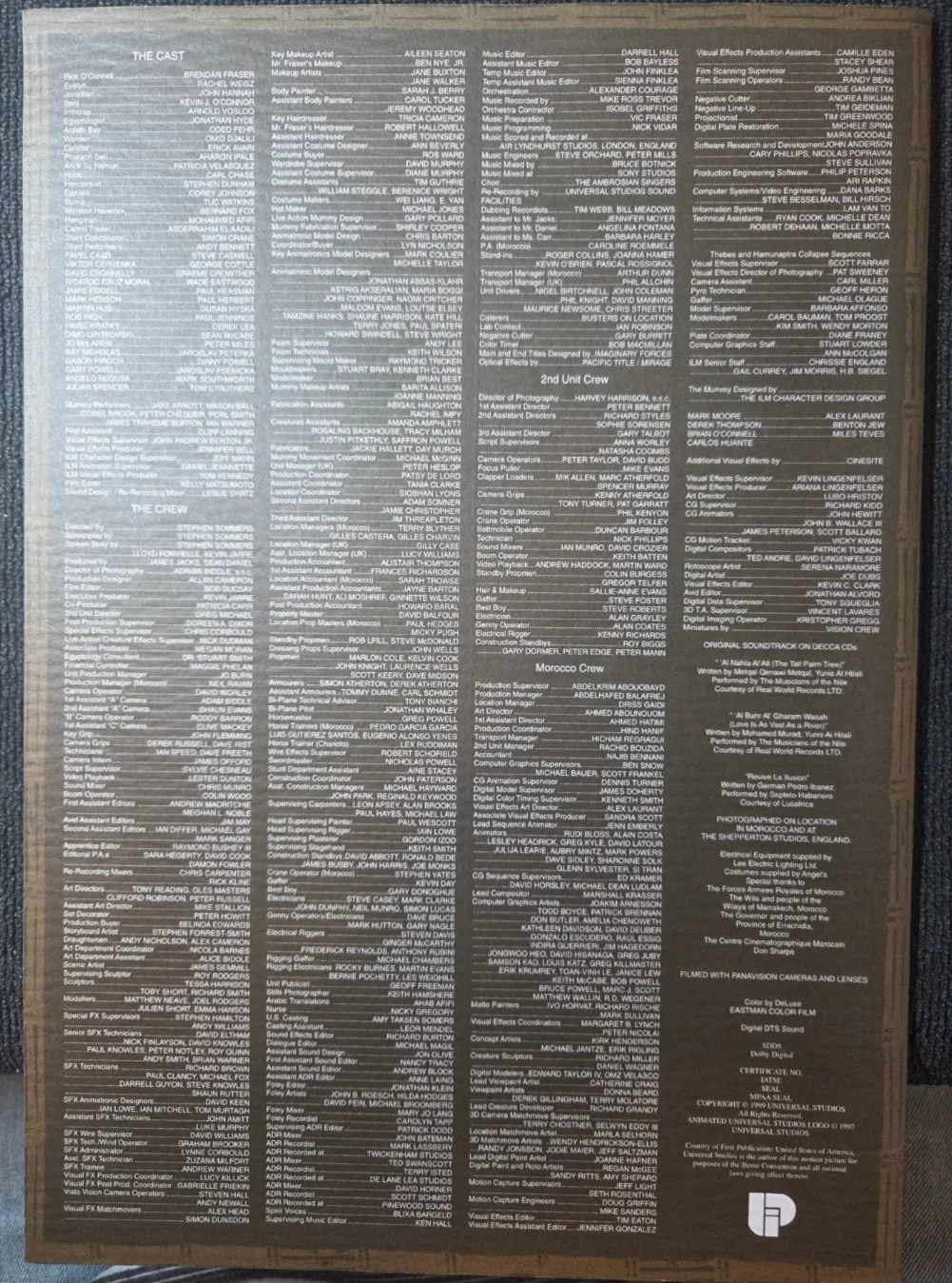 The Mummy, Synopsis Cover & Production Notes. Lot7, image 3