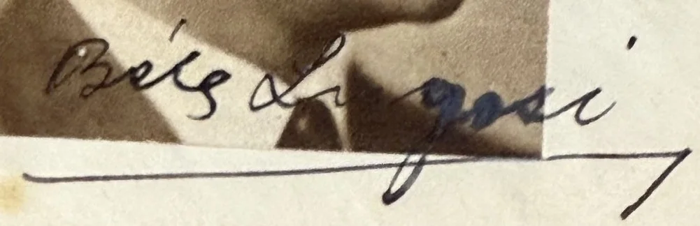 Bela Lugosi — BECKETT signed BELA LUGOSI autographed 1932 AIR MAIL ENVELOPE Universal Dracula, image 3