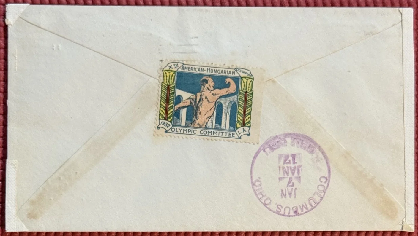 Bela Lugosi — BECKETT signed BELA LUGOSI autographed 1932 AIR MAIL ENVELOPE Universal Dracula, image 4