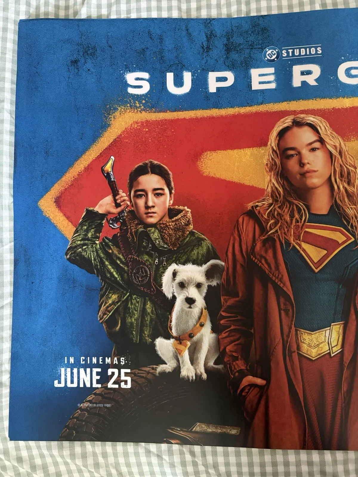 DC Studios Supergirl UK Quad Cinema Poster Original Rolled, изображение 2