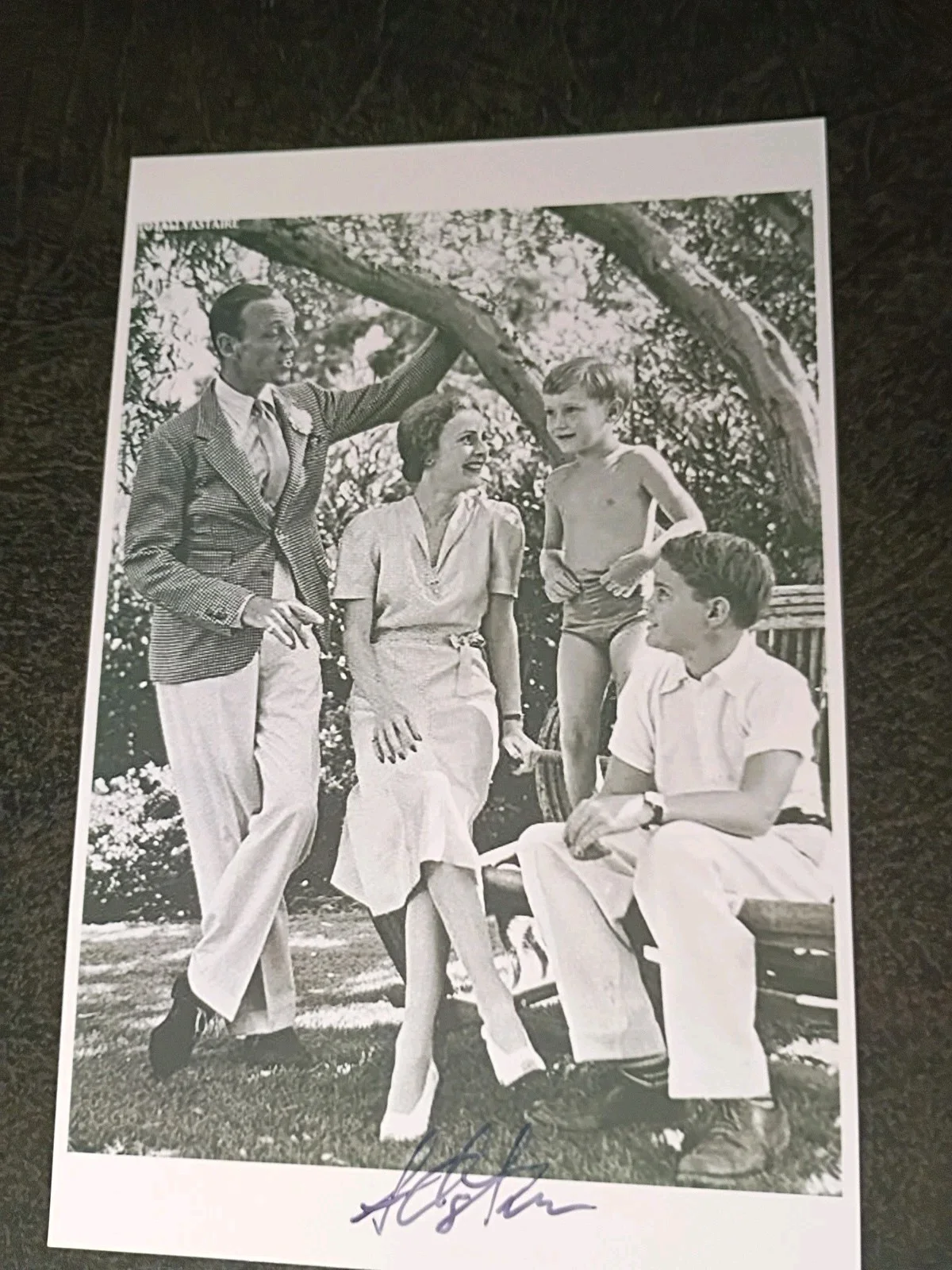 FRED ASTAIRE Jr — FRED ASTAIRE JR 2 Hand Signed Autograph 4X6 Photo S- ACTOR & SON OF FRED ASTAIRE, изображение 2