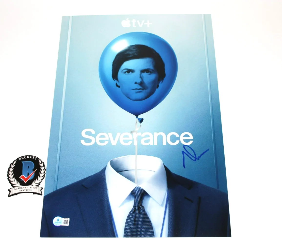 Adam Scott — ADAM SCOTT SIGNED 'SEVERANCE' 12x18 SHOW PHOTO POSTER MARK SCOUT BECKETT COA, image 2