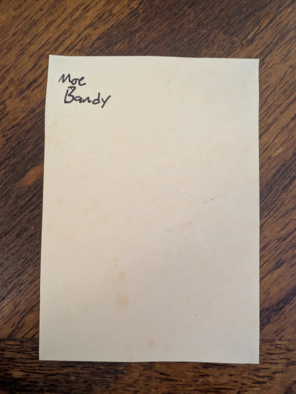 Moe Brandy Signed Cut Autograph - Free Shipping - 2.5x3.5 Inch, изображение 2