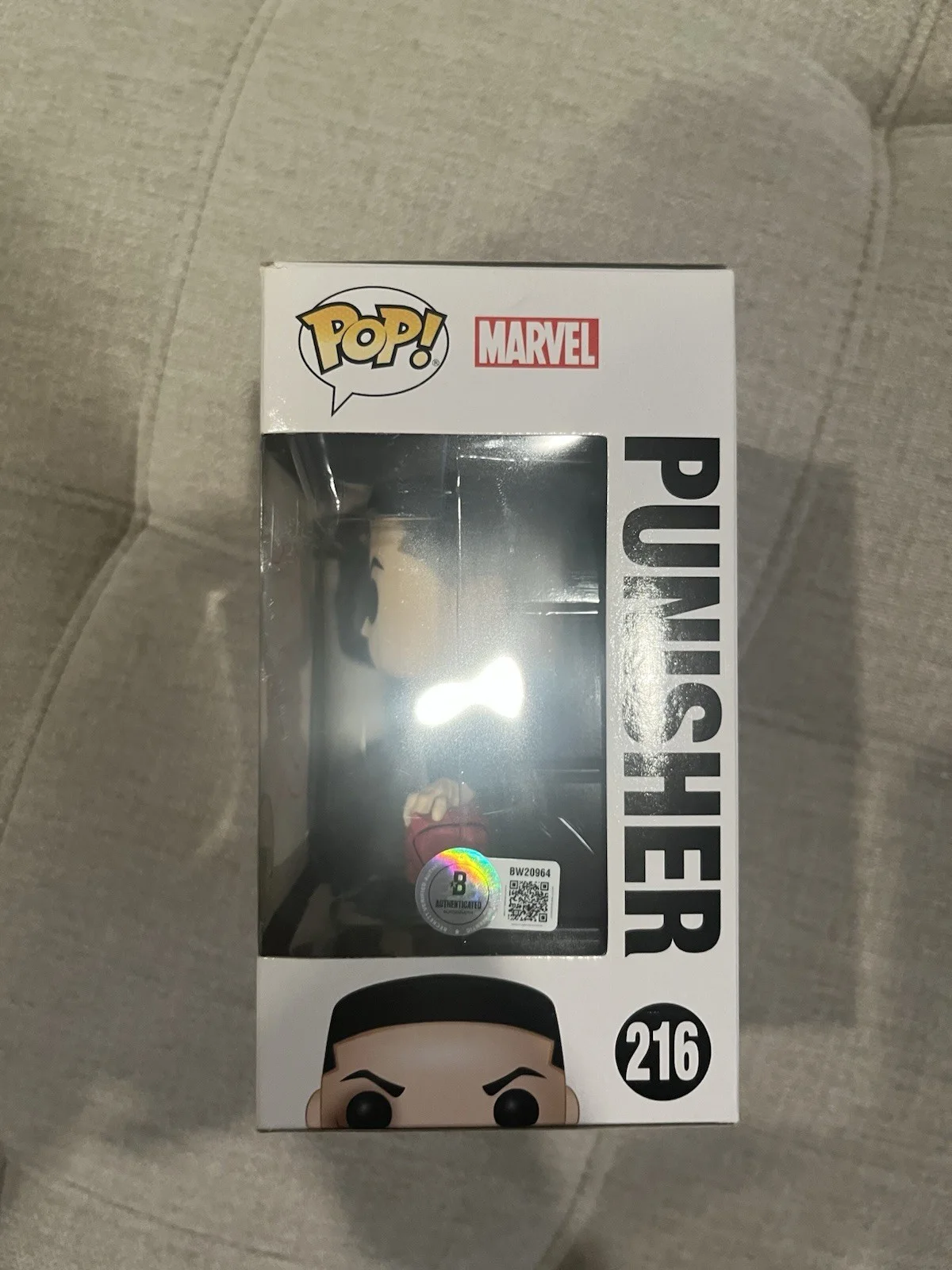 JON BERNTHAL — JON BERNTHAL SIGNED THE PUNISHER CHASE FUNKO Pop 216 AUTOGRAPH DAREDEVIL COA, изображение 2