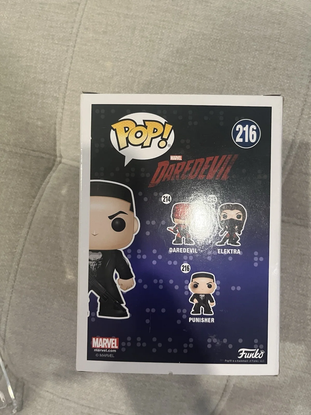 JON BERNTHAL — JON BERNTHAL SIGNED THE PUNISHER CHASE FUNKO Pop 216 AUTOGRAPH DAREDEVIL COA, изображение 3