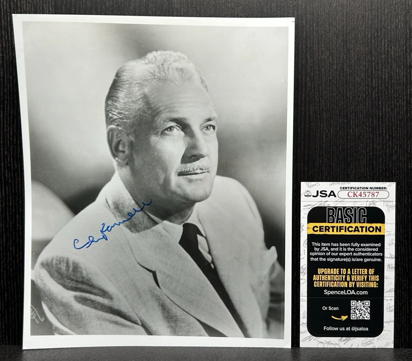 Charles Farrell — CHARLES FARRELL HAND SIGNED 8x10 PHOTO Original Autograph JSA COA 7th Heaven, изображение 2