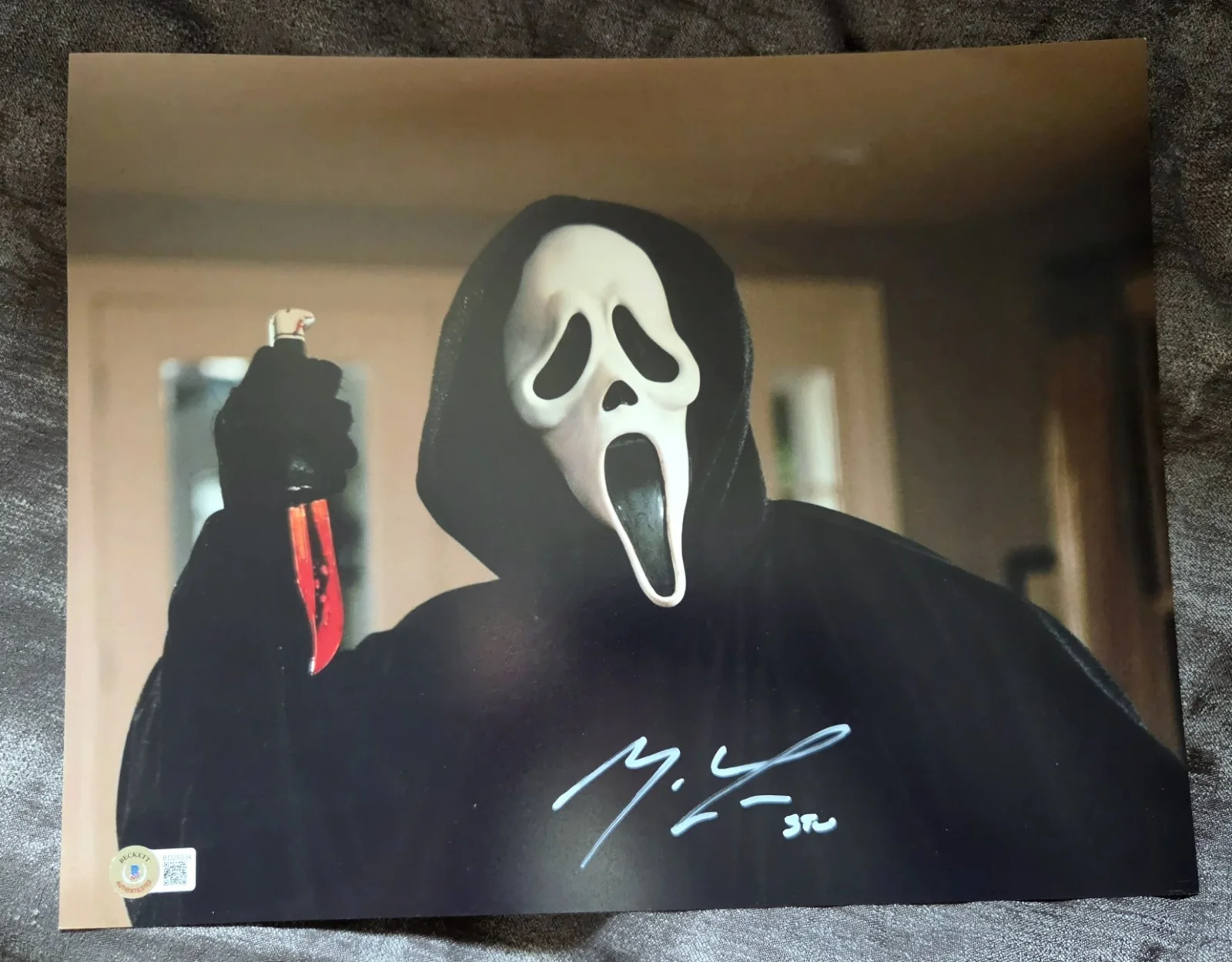 Matthew Lillard — SCREAM Matthew Lillard Stu Macher autographed signed 11x14 photo Beckett COA
