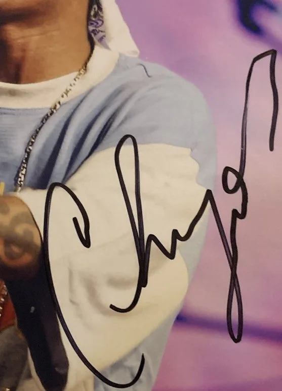 AMERICAN RAPPER CHINGY!! ONE CALL AWAY Y2K HOLIDAE INN!! HIP HOP HAND SIGNED!!!, изображение 2