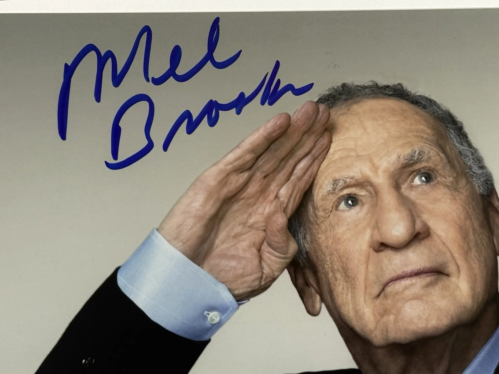 Mel Brooks — Mel Brooks signed Photo 8x10 comedian movie star beckett coa, изображение 2