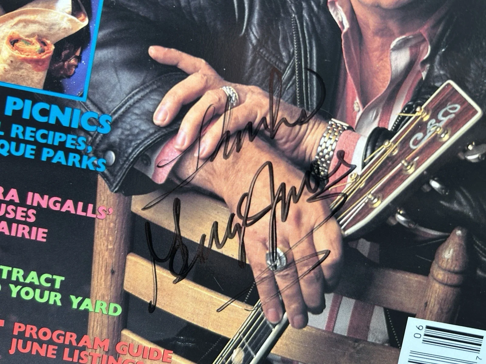 GEORGE JONES HAND SIGNED MAGAZINE COVER Autograph JSA COA Country Music Star, изображение 3