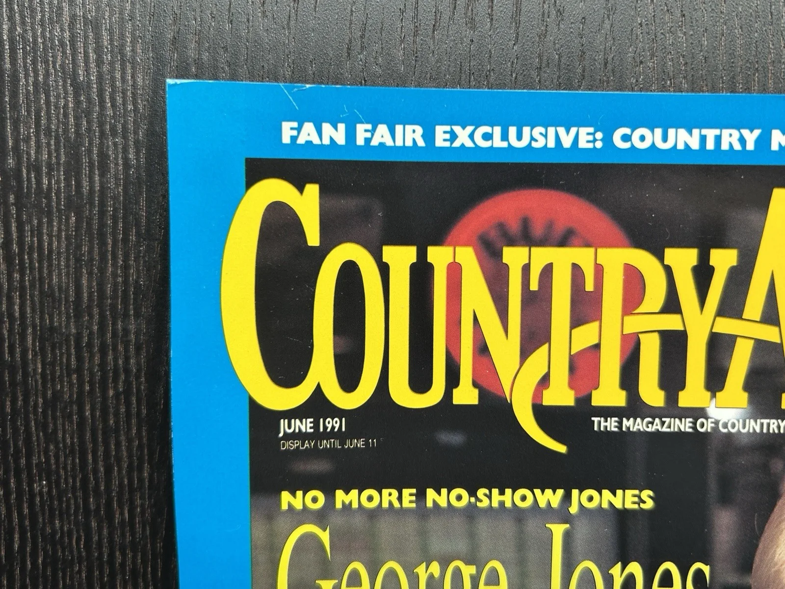 GEORGE JONES HAND SIGNED MAGAZINE COVER Autograph JSA COA Country Music Star, изображение 4