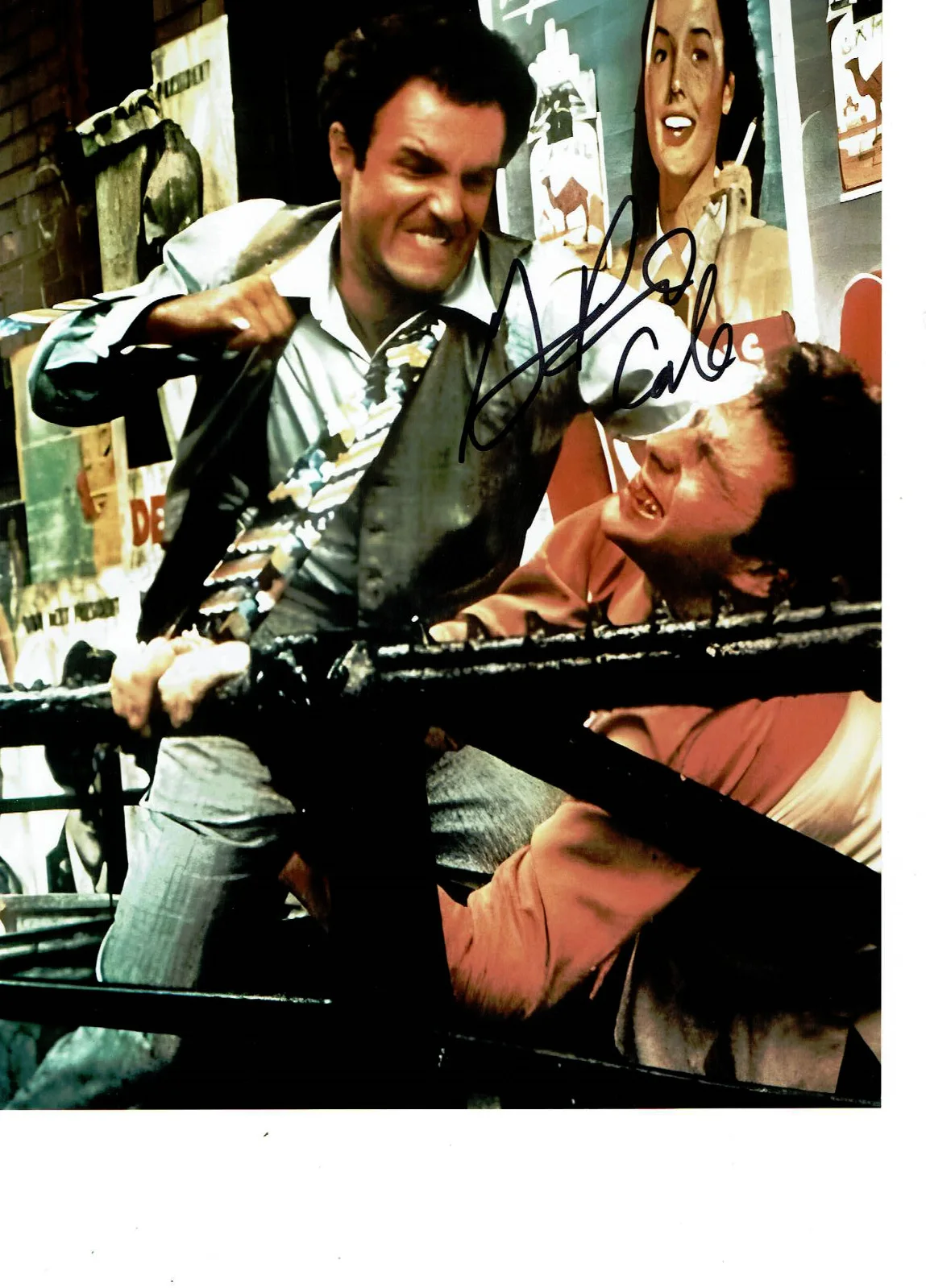 Gianni Russo — Godfather Gianni Russo autographed 8x10 Sonny beating Carlo photo