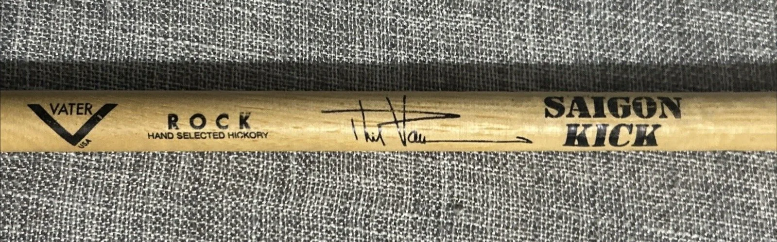 Stage Used Phil Varone Saigon Kick Signature Drum Stick Vater USA Skid Row, image 2