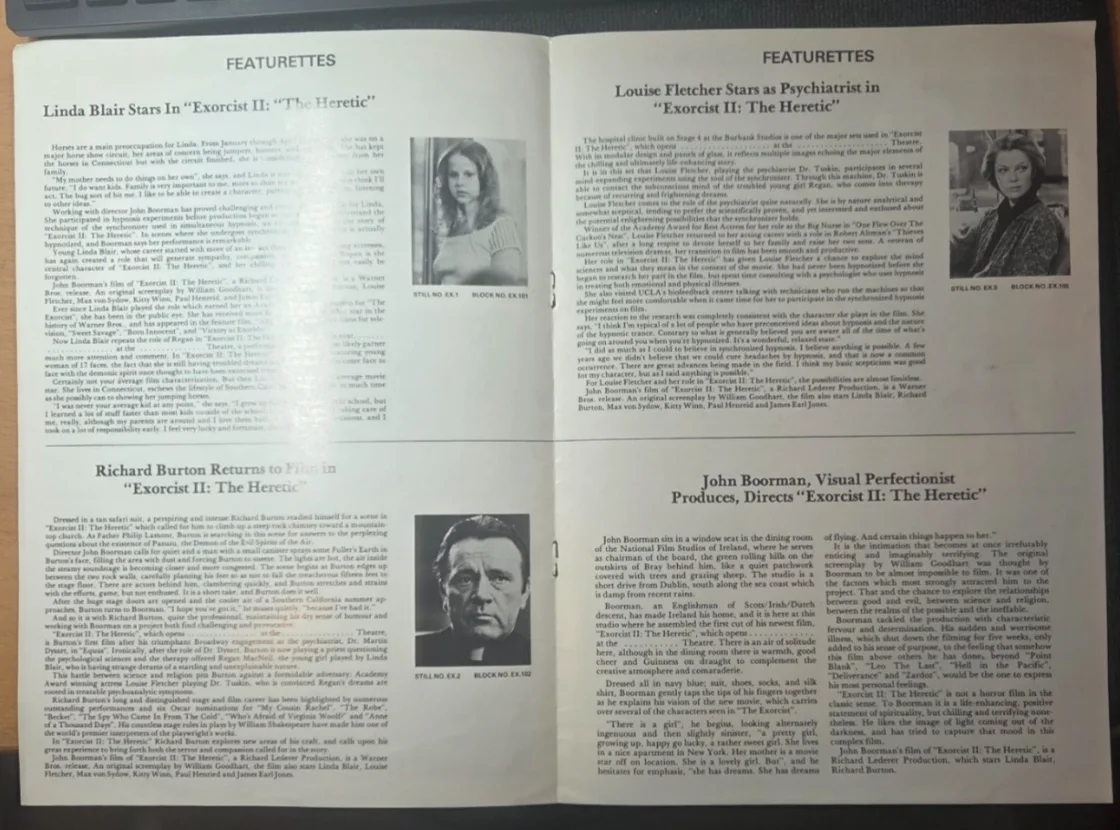 Exhibitor's Campaign Book. The Exorcist II, The Heretic. Lot2, image 4
