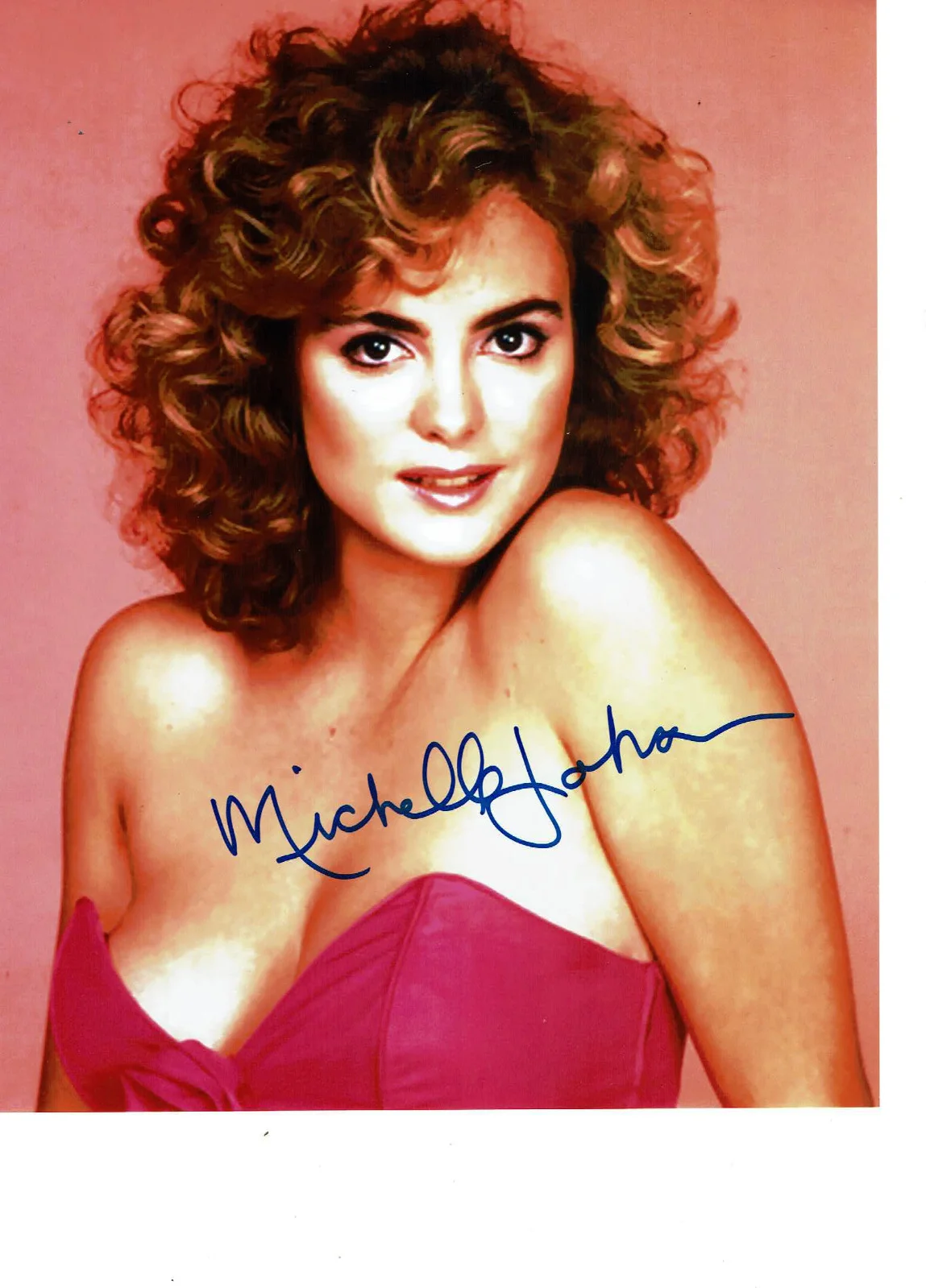 Michale Johnson — Michelle Johnson - Autographed posed 8x10 Photo - Blame it on Rio Lifetime COA