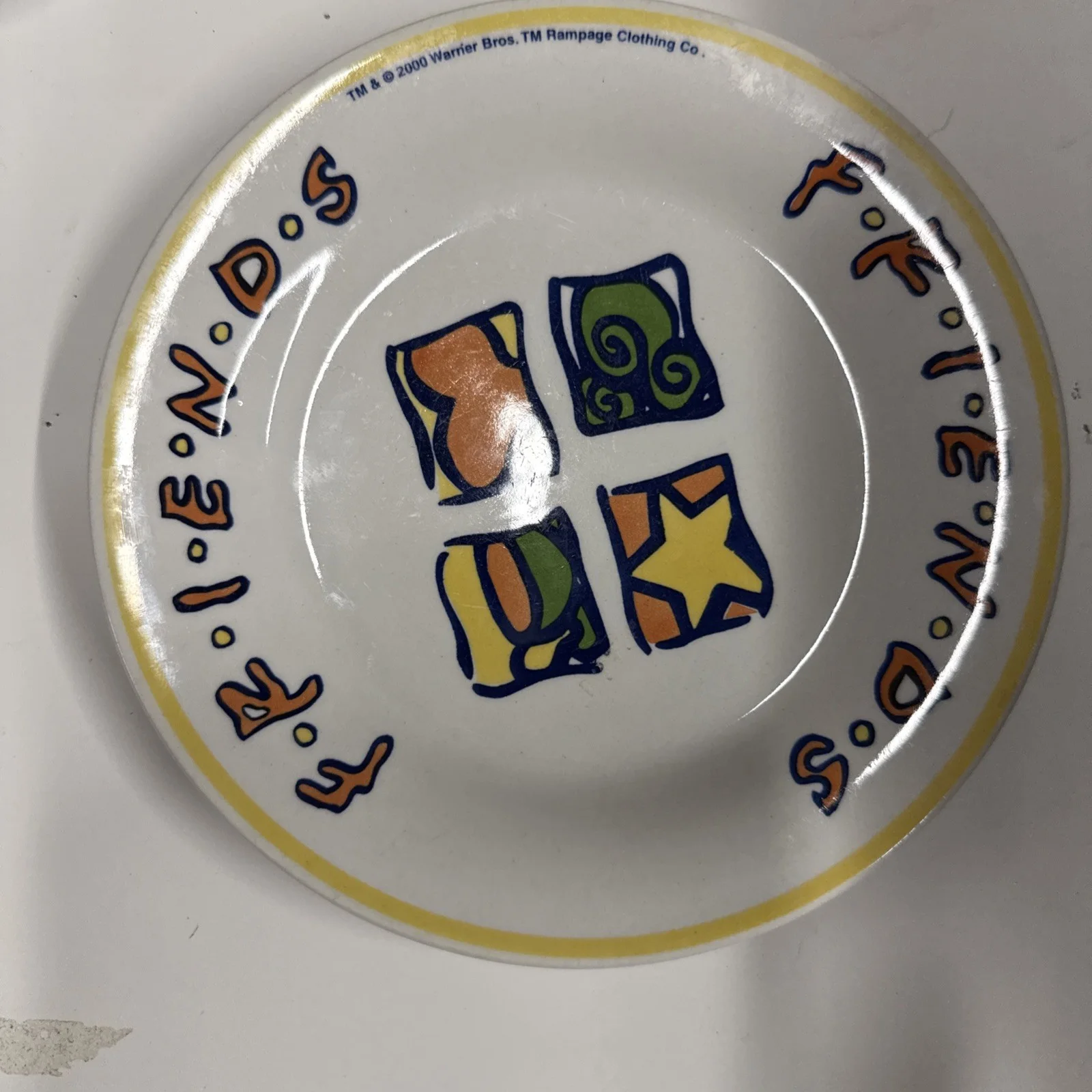 Friends TV Show - Side Plate - Warner Bros 2000, image 5