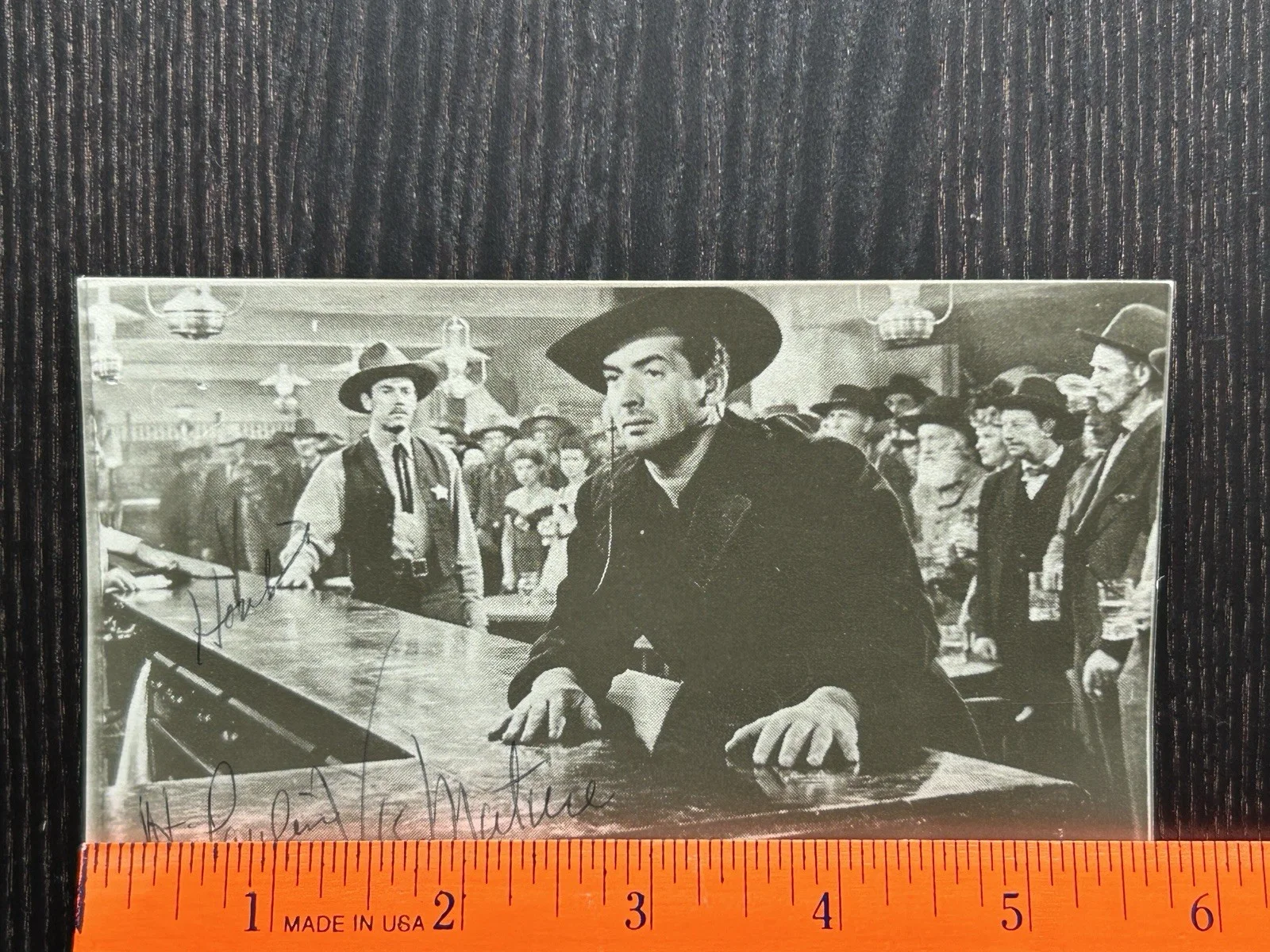 Victor Mature — VICTOR MATURE HAND SIGNED CARDS Original Autograph JSA COA My Darling Clementine, изображение 4