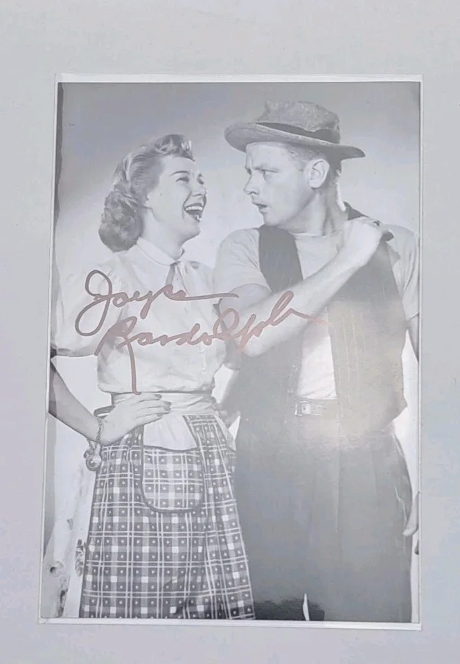 Deceased Actress Joyce Randolph Honeymooners Hand Signed Photo, изображение 2
