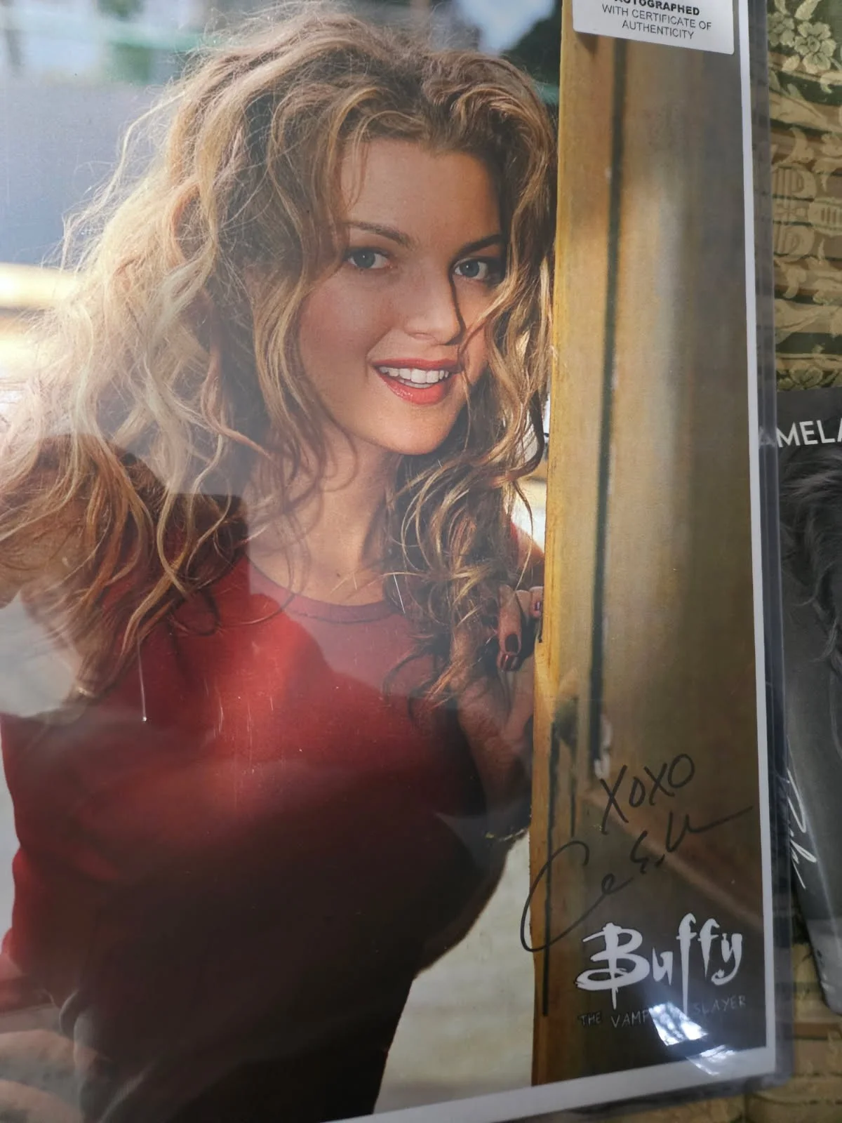 Clare Kramer — Buffy The Vampire Slayer - Clare Kramer autographed 11x17 beautiful color photo