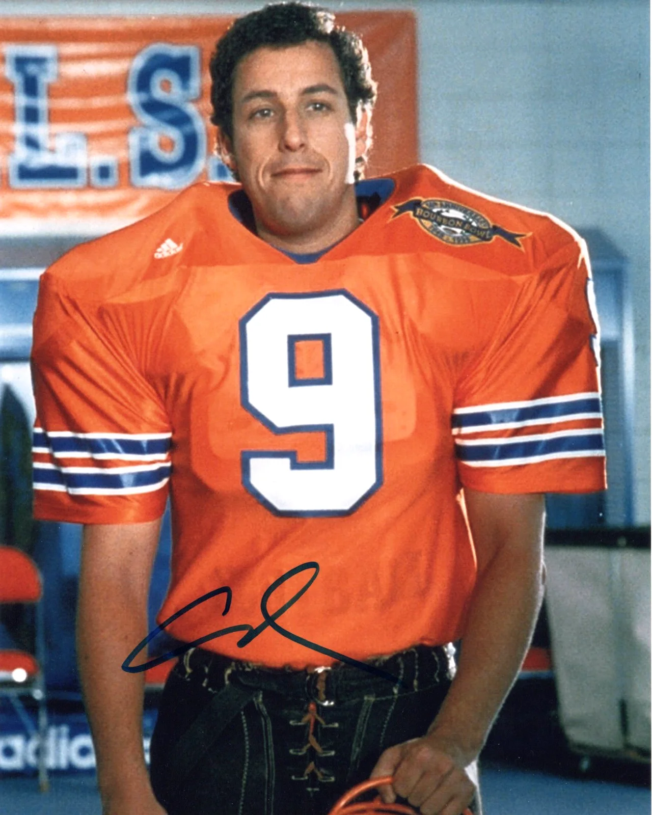 Adam Sandler — Adam Sandler Signed The Waterboy BOBBY BOUCHER 8x10 Photo PROOF JSA, image 2