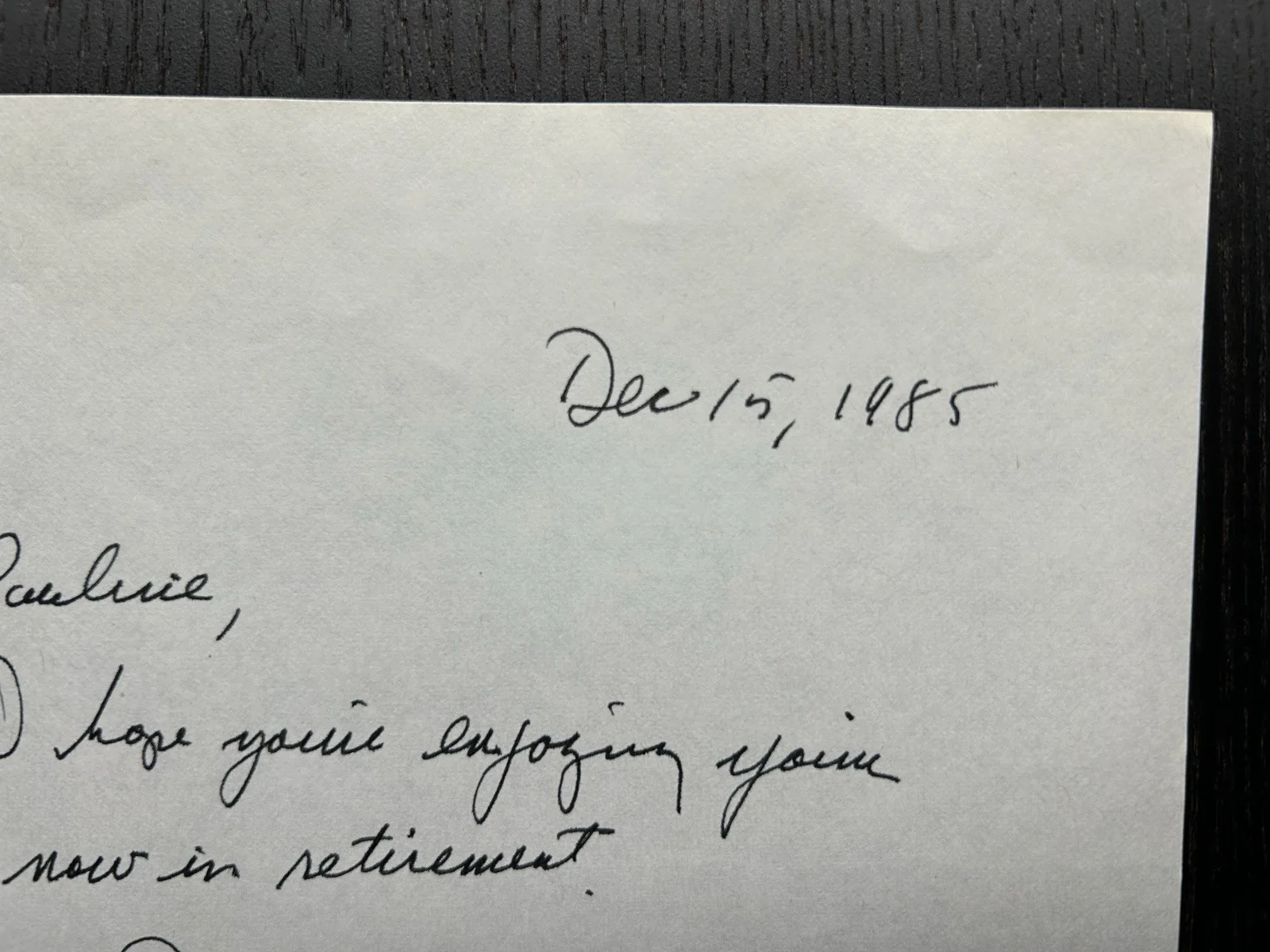 Ralph Waite — RALPH WAITE VINTAGE SIGNED LETTER & PAPER Original Autograph JSA COA The Waltons, изображение 4