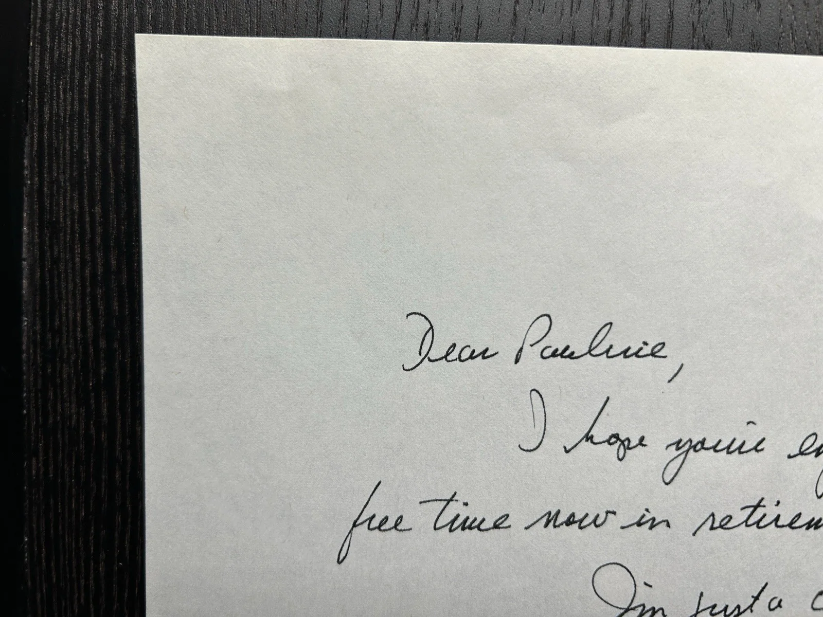Ralph Waite — RALPH WAITE VINTAGE SIGNED LETTER & PAPER Original Autograph JSA COA The Waltons, изображение 5
