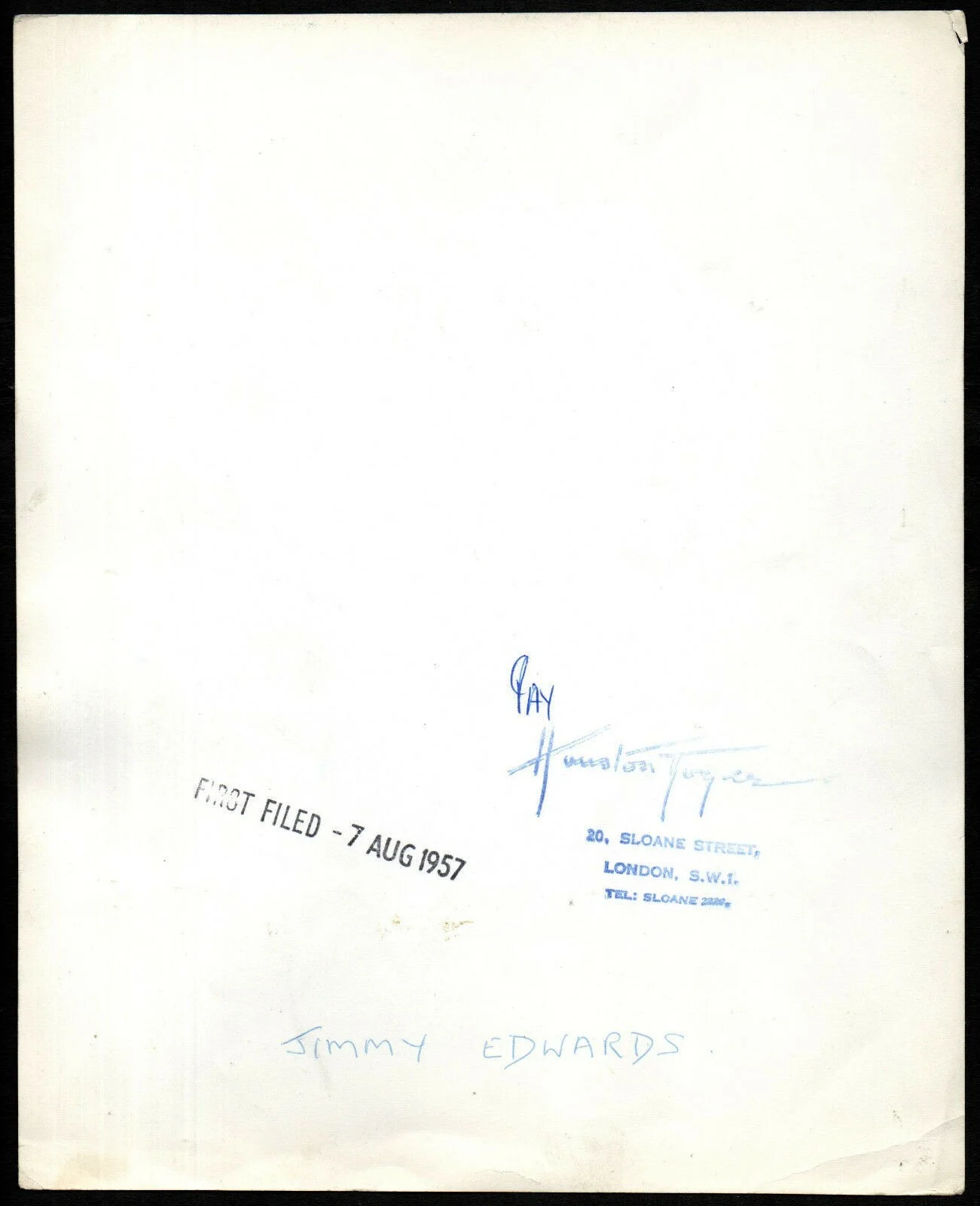 WHACK-O! 1957 JIMMY EDWARDS Houston Rogers Tuba Mortar Board PORTRAIT, image 2